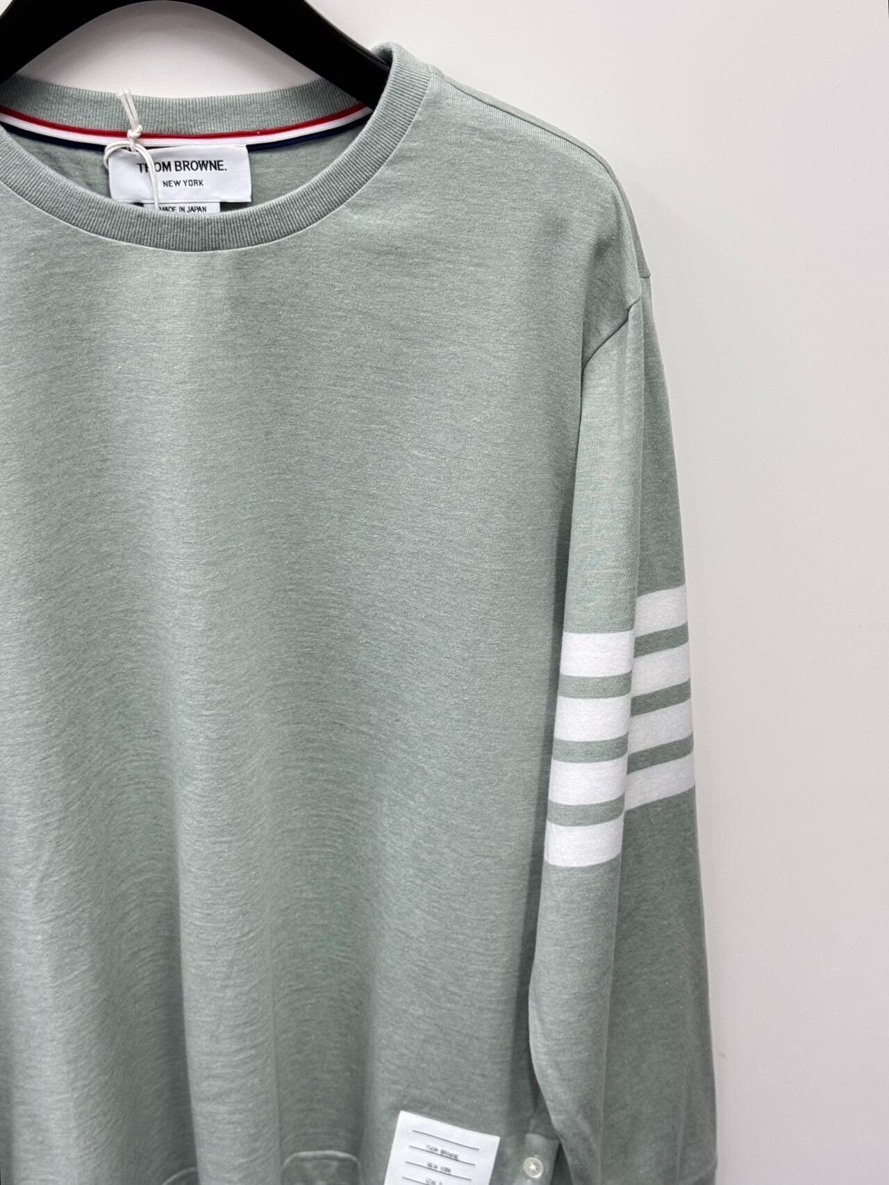 Thom Browne Thom Browne Long Sleeve T-Shirt Green Size US S / EU 44-46 / 1 - 3 Thumbnail