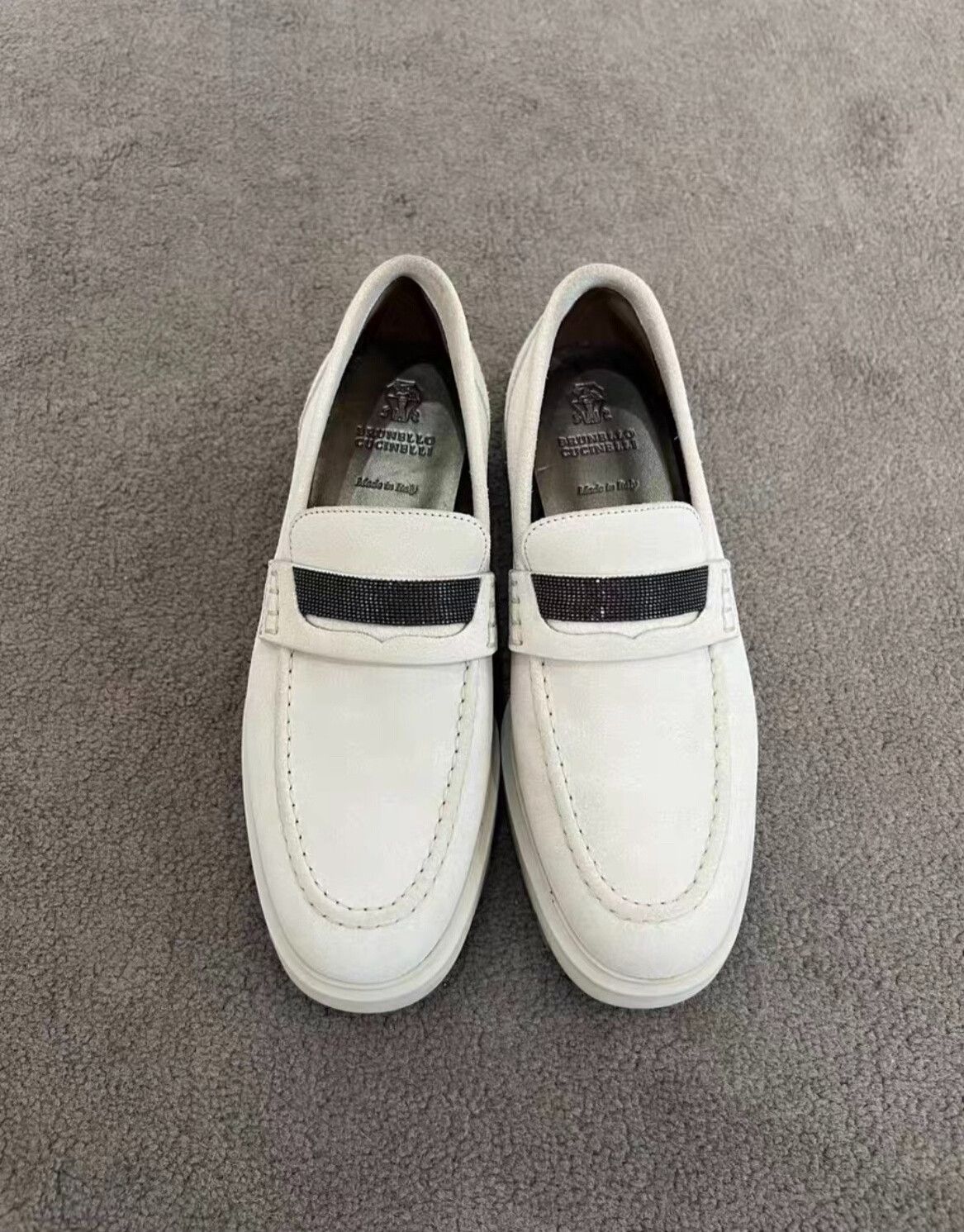 Brunello Cucinelli Brunello Cucinelli Suede Loafers for Women Size US 7.5 / IT 37.5 - 2 Thumbnail