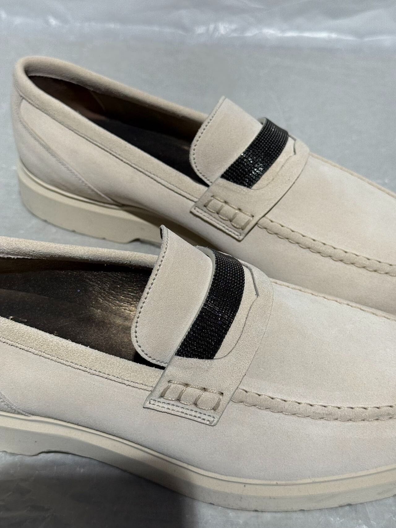 Brunello Cucinelli Brunello Cucinelli Suede Loafers for Women Size US 7.5 / IT 37.5 - 7 Thumbnail