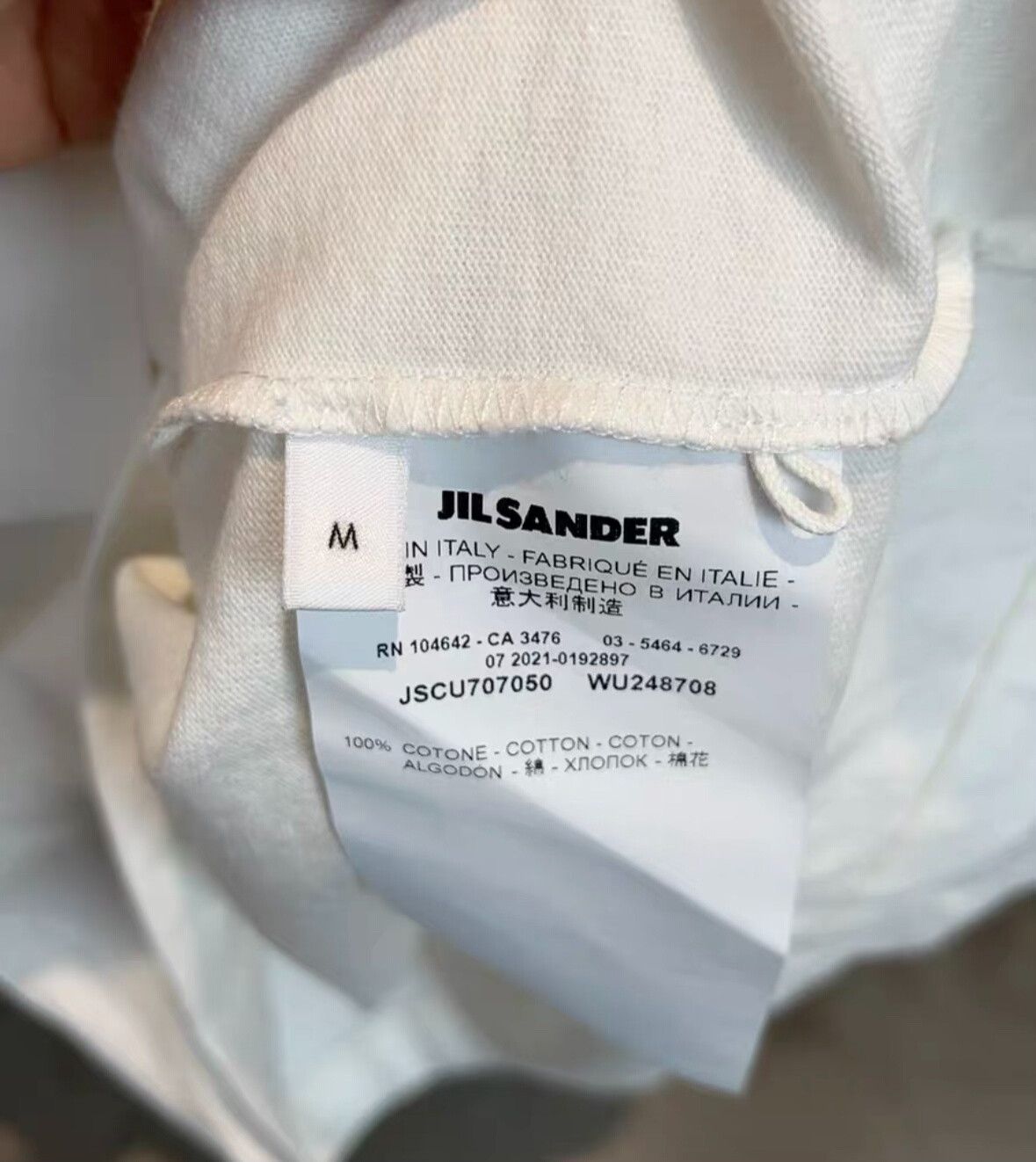 Jil Sander Jil Sander Women's White Short Sleeve T-Shirt Size M / US 6-8 / IT 42-44 - 6 Thumbnail