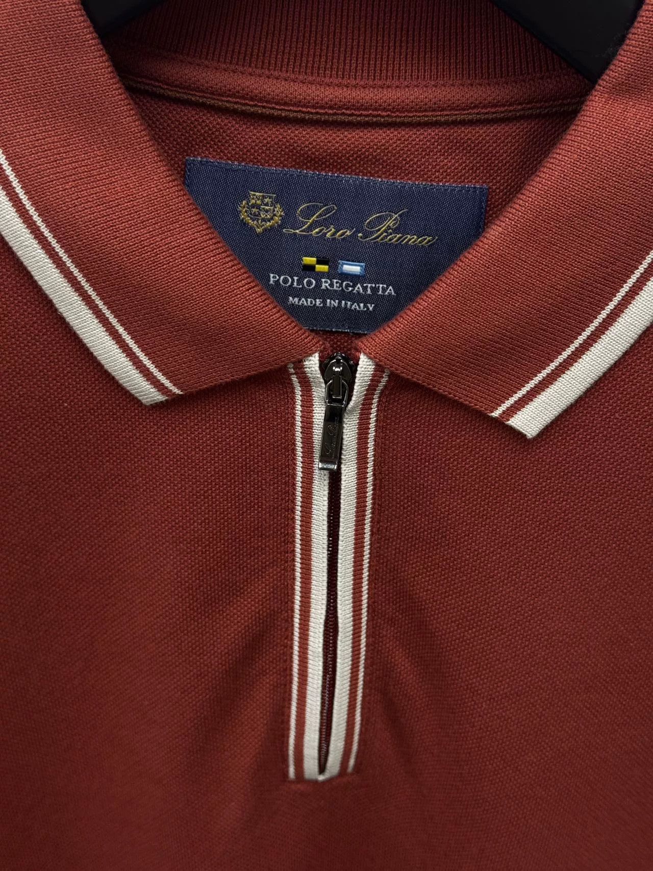 Loro Piana Loro Piana Men's Short Sleeve Polo Shirt Size US M / EU 48-50 / 2 - 4 Thumbnail