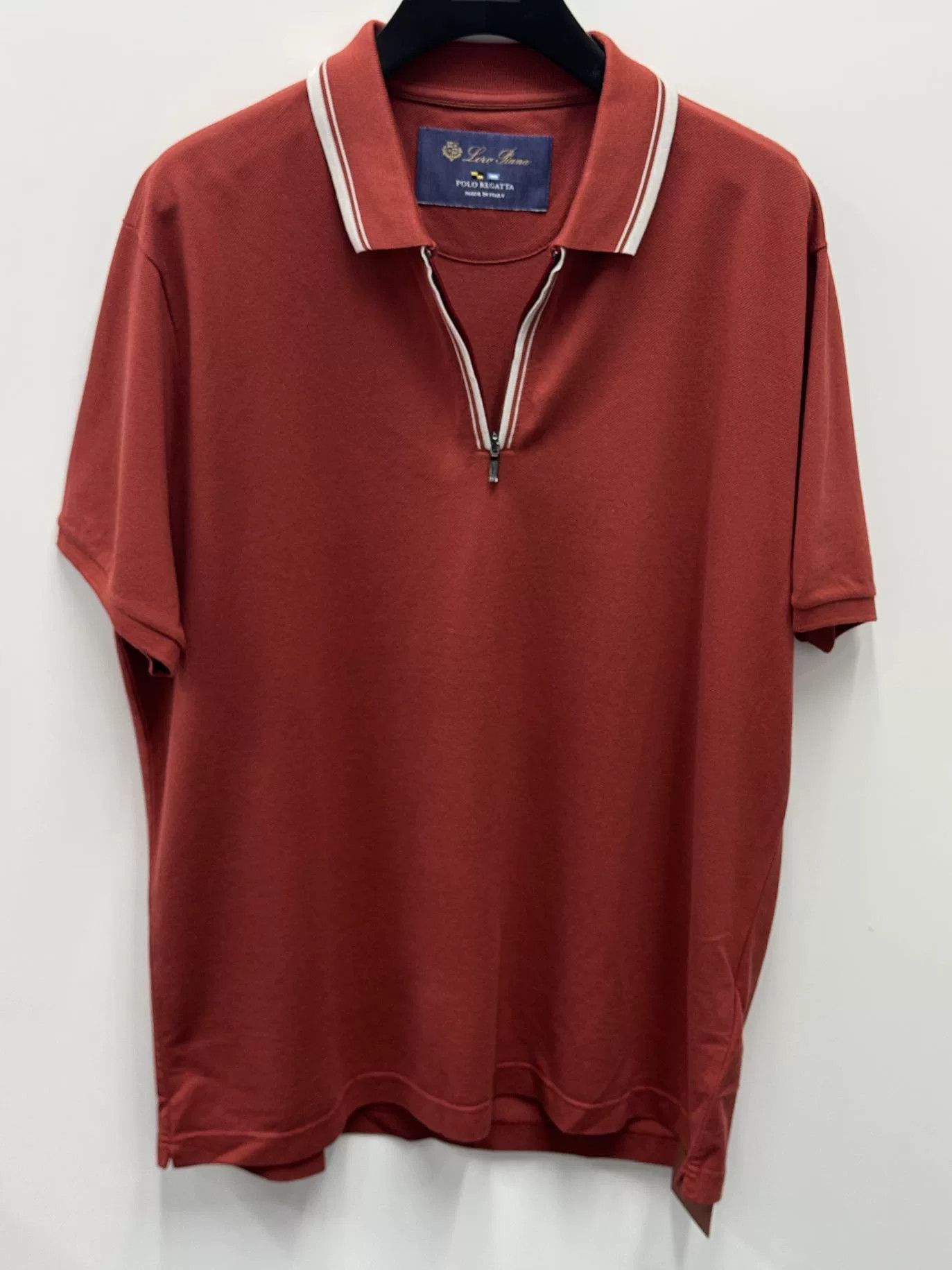 Loro Piana Loro Piana Men's Short Sleeve Polo Shirt Size US M / EU 48-50 / 2 - 5 Thumbnail