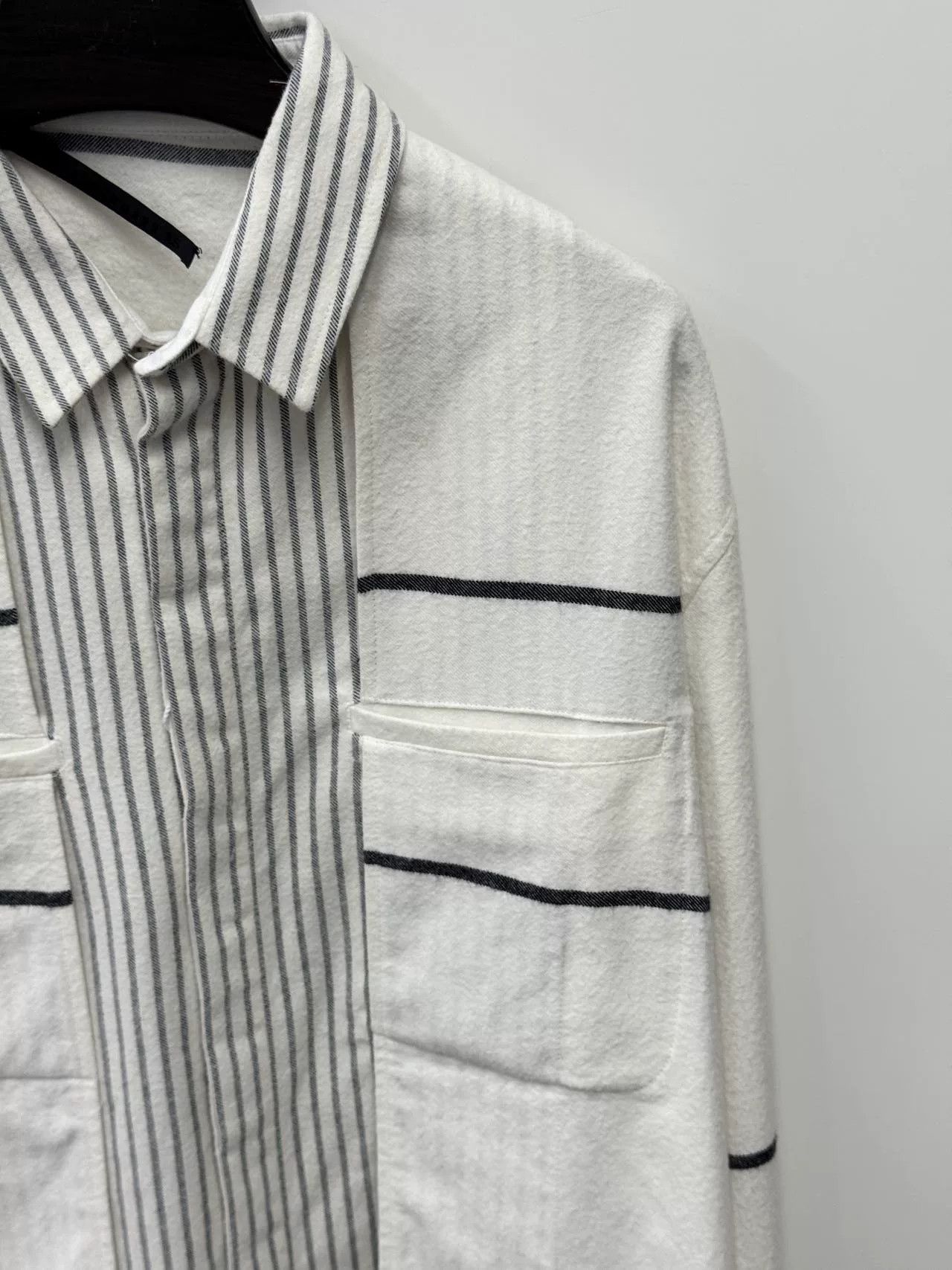 Haider Ackermann Haider Ackermann Women's Stripe Shirt Size S / US 4 / IT 40 - 3 Thumbnail