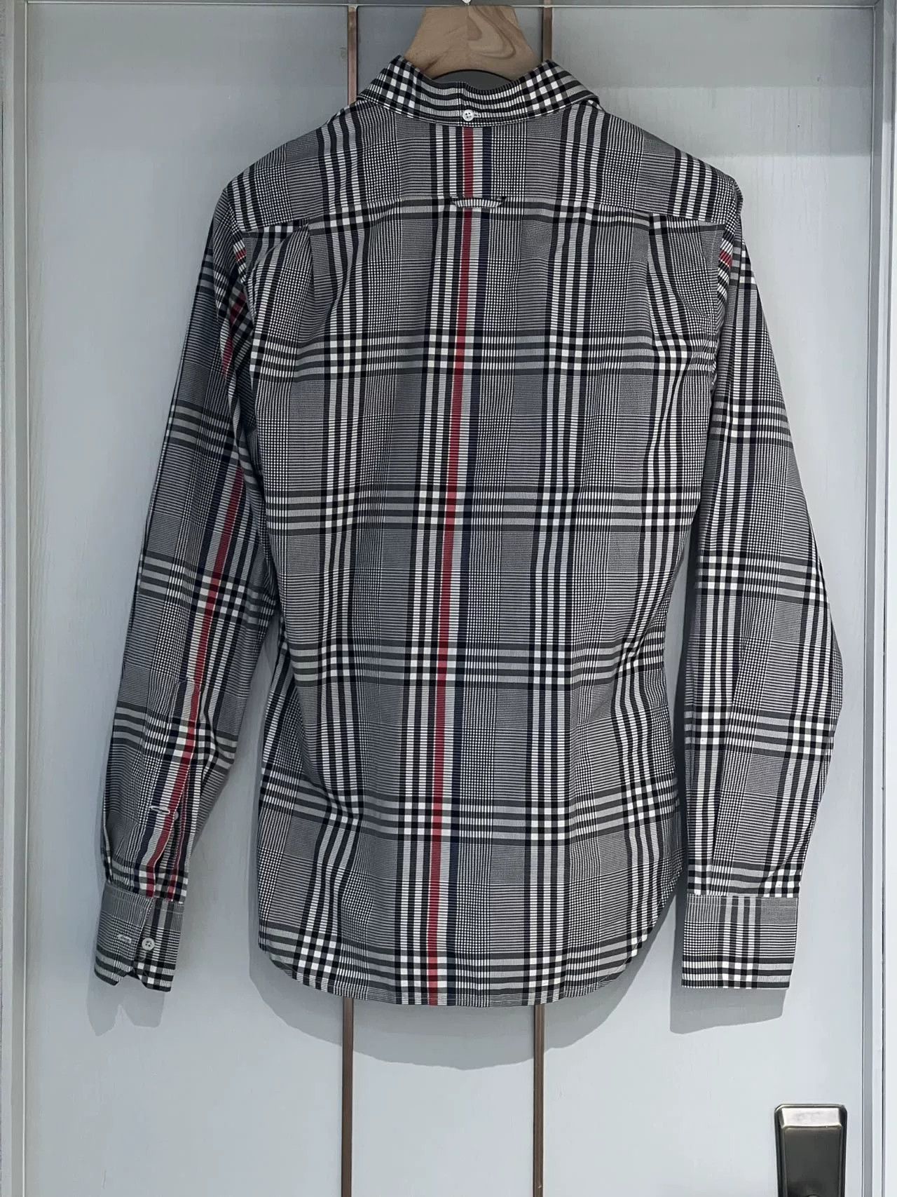Thom Browne Thom Browne Classic Plaid Long Sleeve Shirt Size US XXS / EU 40 - 2 Thumbnail