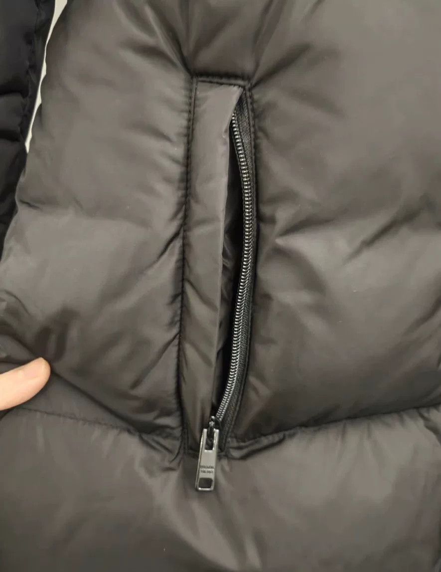 Prada Black Hooded Long Down Jacket by Prada Size S / US 4 / IT 40 - 4 Thumbnail