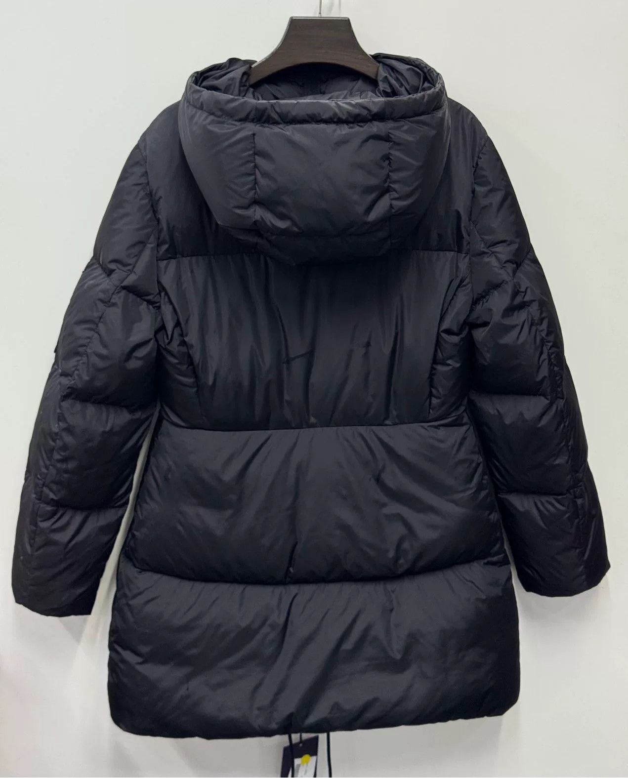 Prada Black Hooded Long Down Jacket by Prada Size S / US 4 / IT 40 - 2 Thumbnail