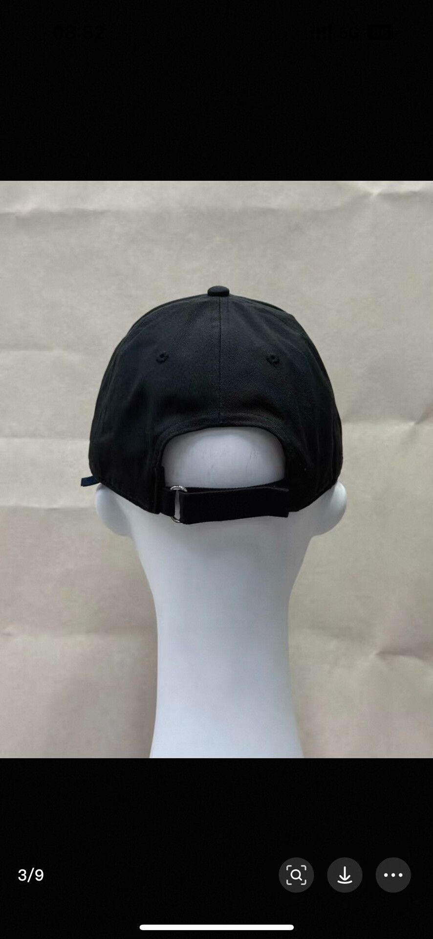 Moncler Moncler Black Baseball Cap Size ONE SIZE - 5 Thumbnail