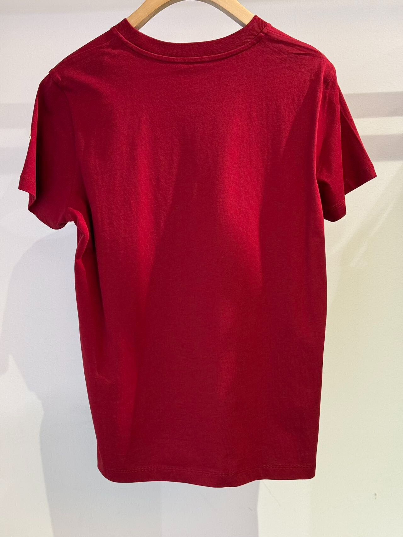 Moncler Moncler Women’s Red Short Sleeve T-Shirt Size M / US 6-8 / IT 42-44 - 2 Thumbnail