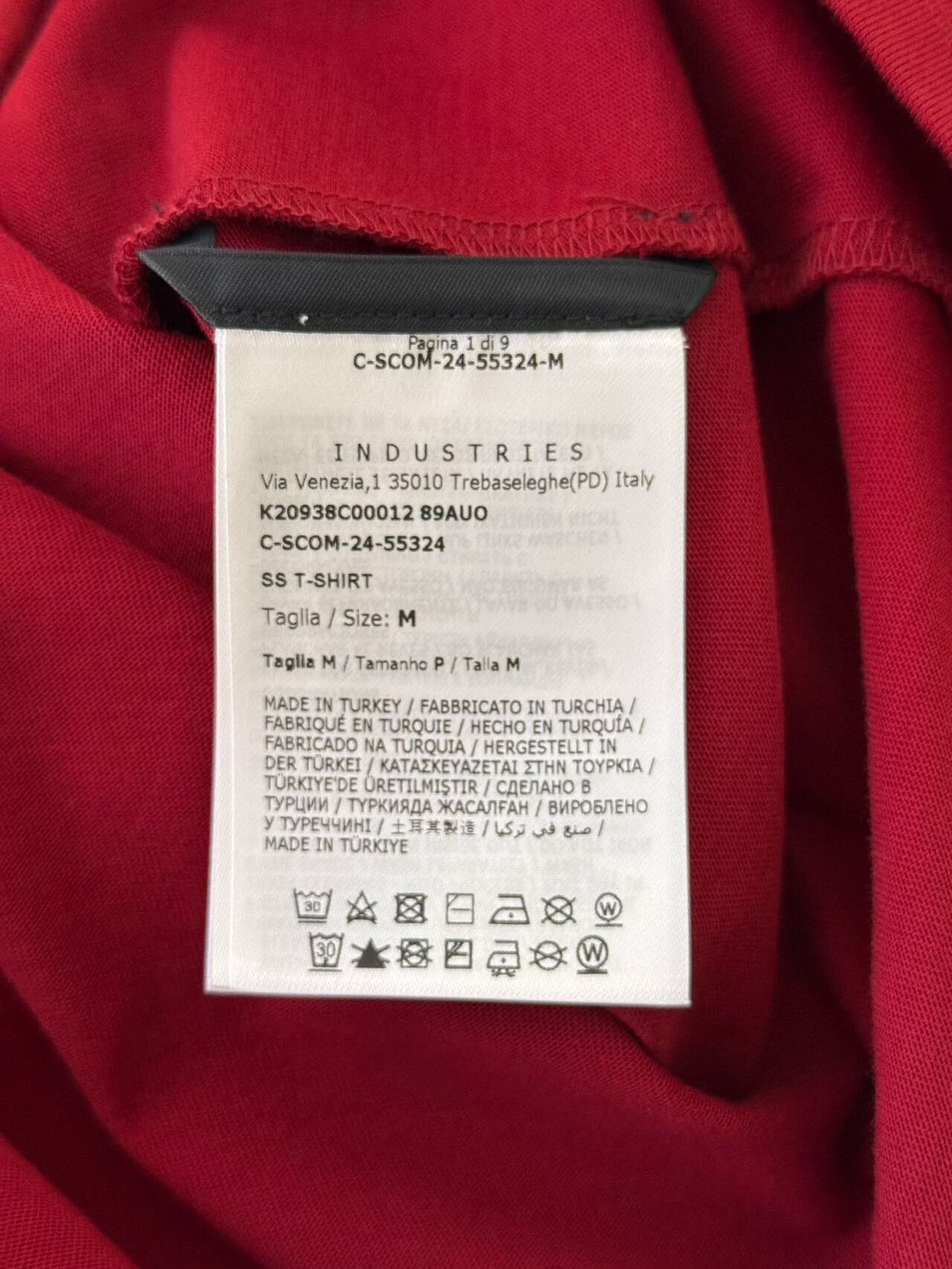 Moncler Moncler Women’s Red Short Sleeve T-Shirt Size M / US 6-8 / IT 42-44 - 6 Thumbnail