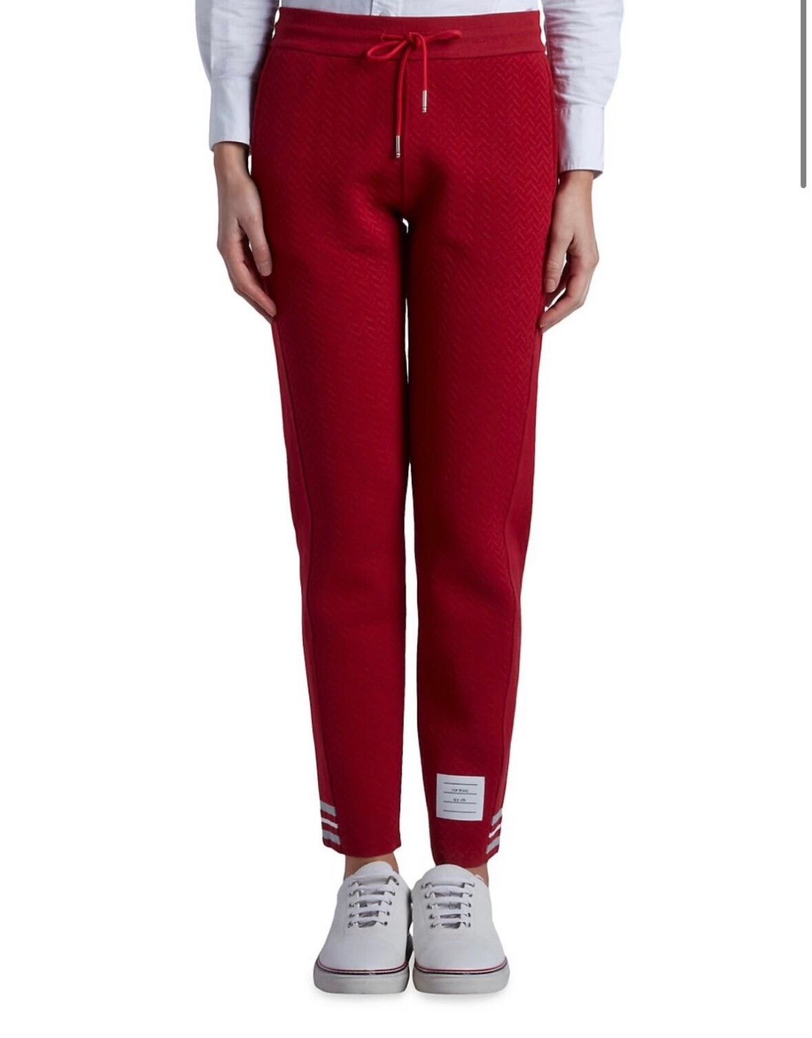 Thom Browne Thom Browne Women's Red Athletic Sweatpants Size 40" / US 18 - 2 Thumbnail