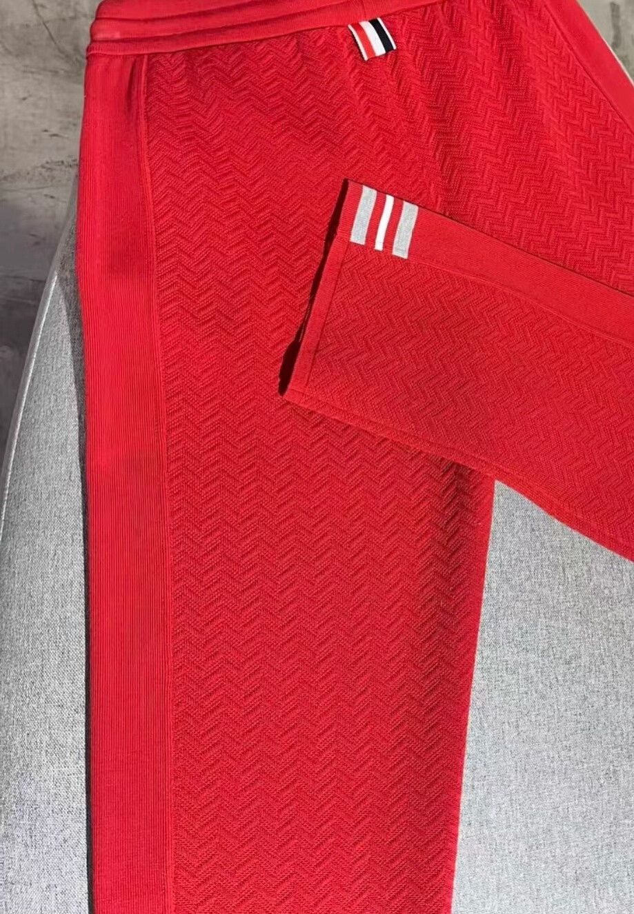 Thom Browne Thom Browne Women's Red Athletic Sweatpants Size 40" / US 18 - 4 Thumbnail