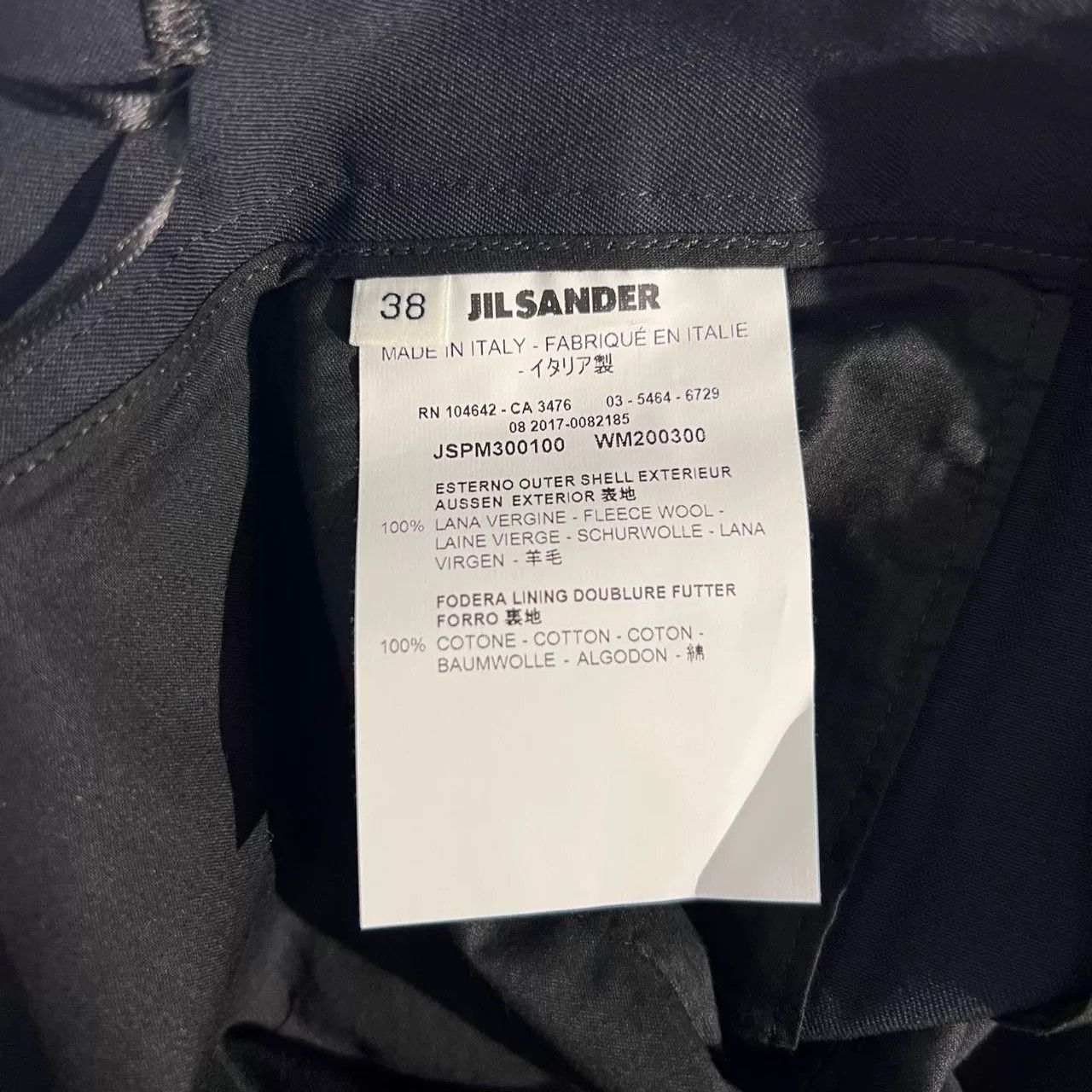 Jil Sander JIL SANDER Women’s Black Suit Pants Size 38" / US 16 / IT 52 - 6 Thumbnail