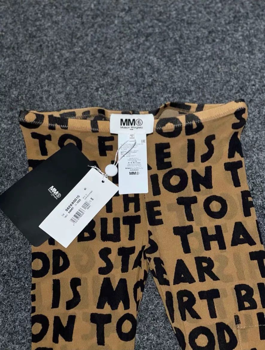 MM6 Maison Margiela MM6 Leopard Print Leggings Size 24" / US 00 / IT 34 - 3 Thumbnail