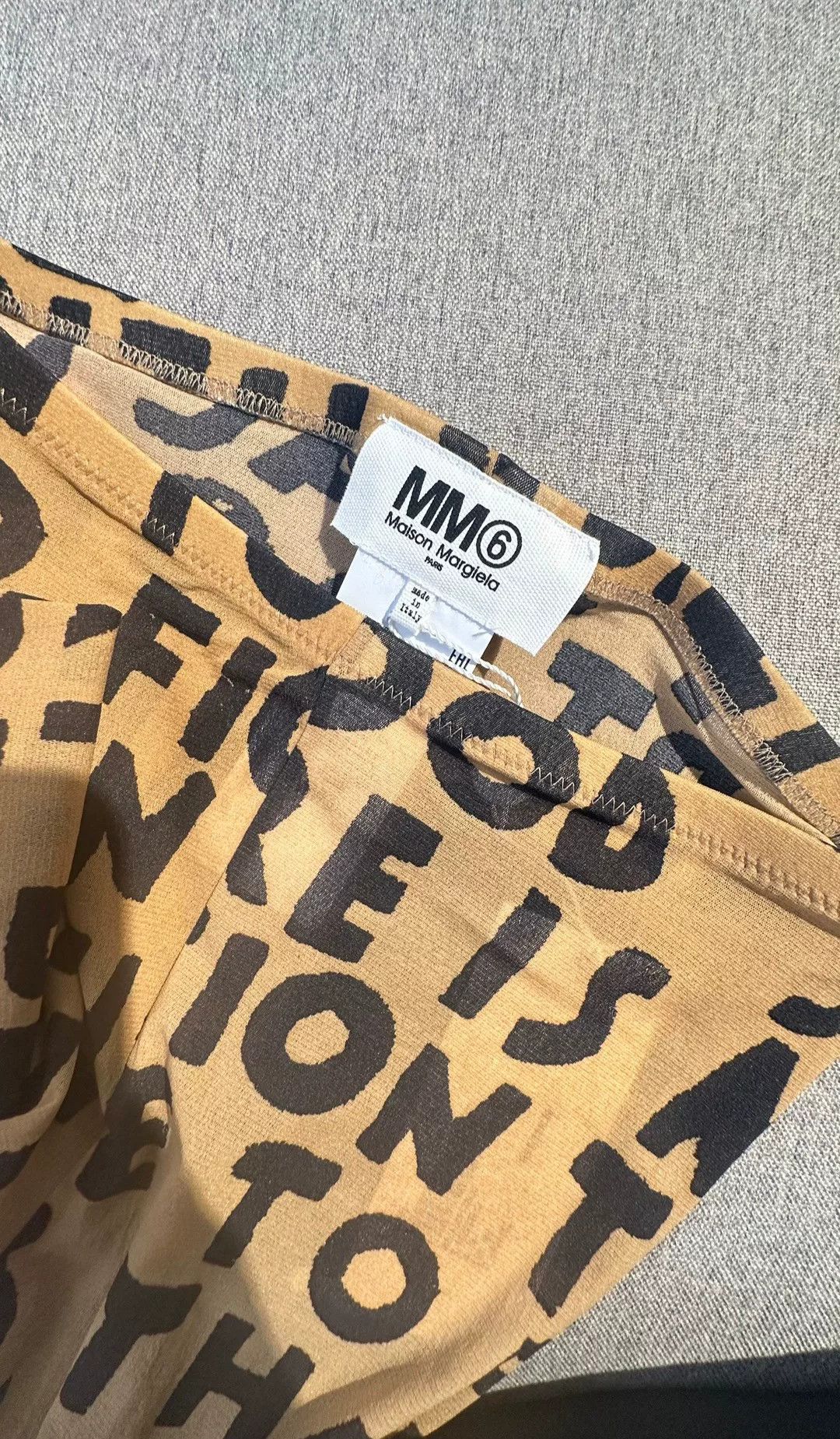 MM6 Maison Margiela MM6 Leopard Print Leggings Size 24" / US 00 / IT 34 - 5 Thumbnail