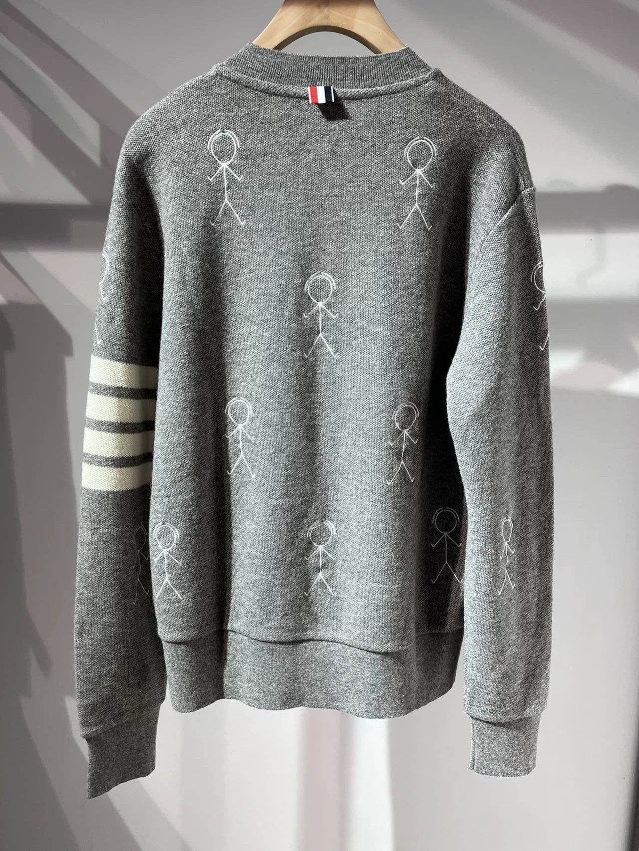 Thom Browne Thom Browne Grey Knit Sweatshirt Size US M / EU 48-50 / 2 - 5 Thumbnail