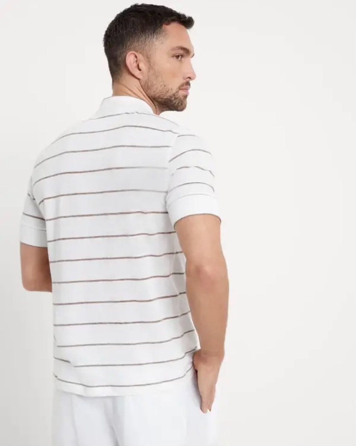 Brunello Cucinelli Brunello Cucinelli Men's Short Sleeve Polo Size US M / EU 48-50 / 2 - 2 Thumbnail