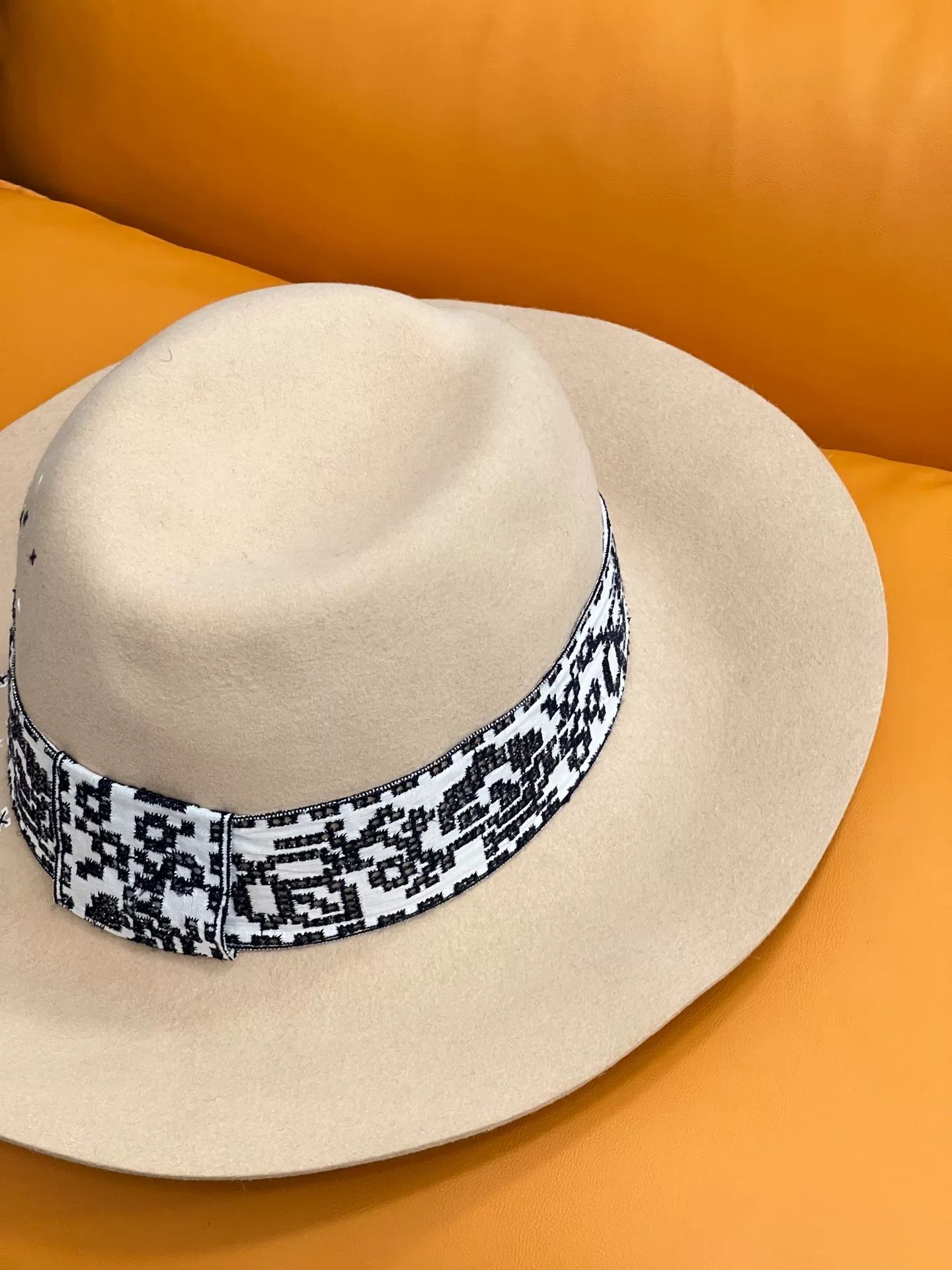 Maison Michel Maison Michel Beige Hat for Women Size ONE SIZE - 2 Thumbnail