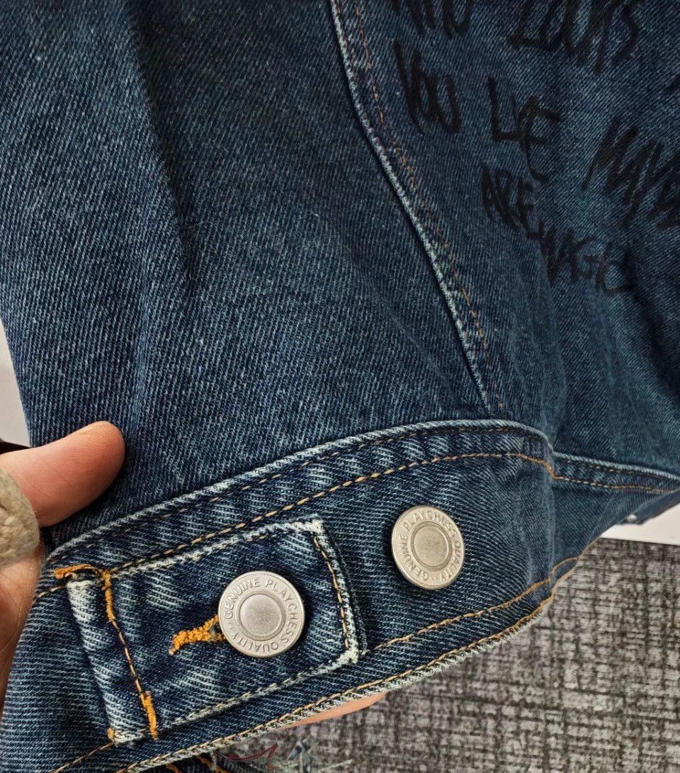 MIDNIGHT RODEO Limited Edition Graffiti Denim Jacket Size XS / US 0-2 / IT 36-38 - 6 Thumbnail