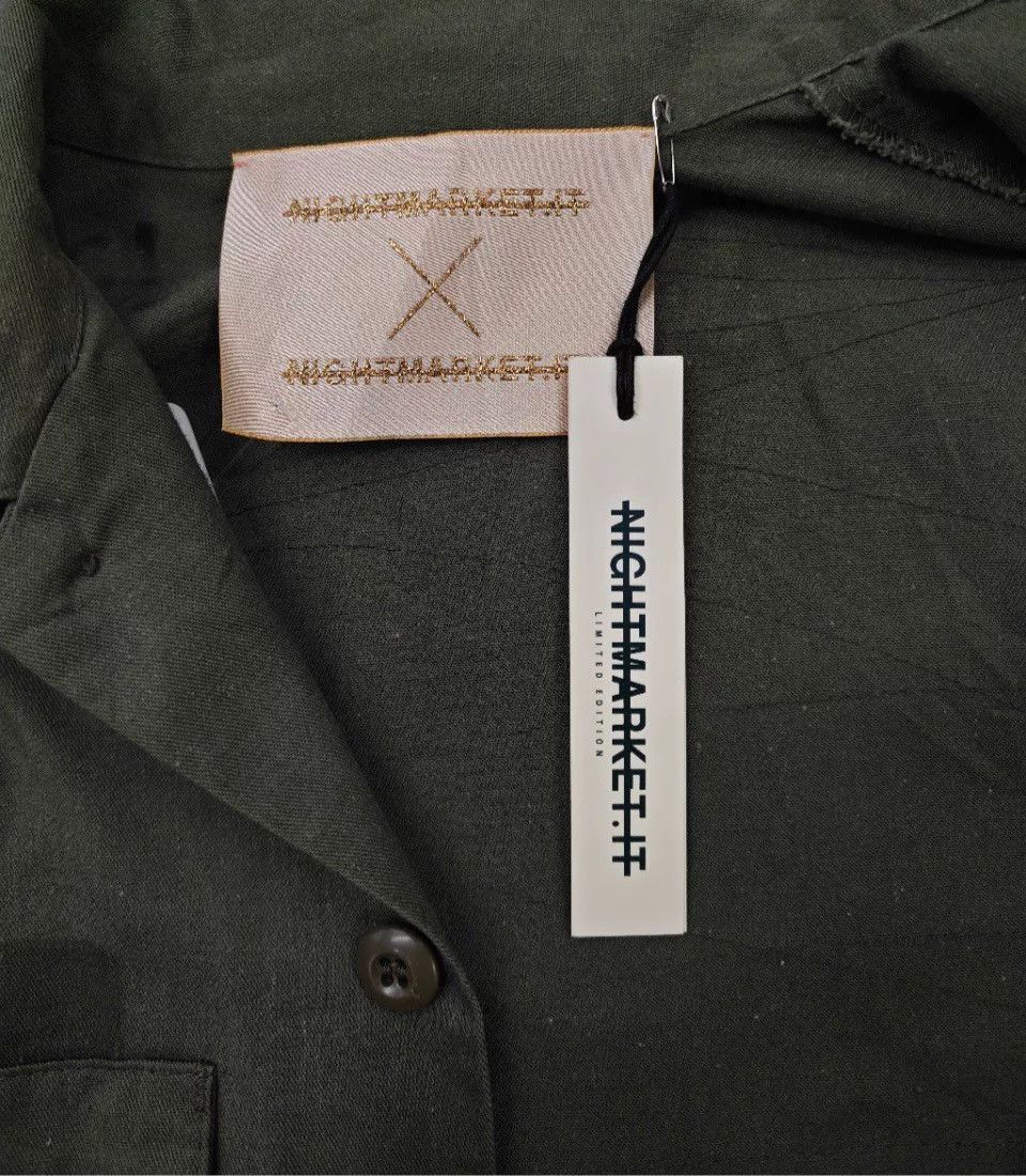 MIDNIGHT RODEO Trendy Green Short Military Jacket Size US M / EU 48-50 / 2 - 7 Thumbnail