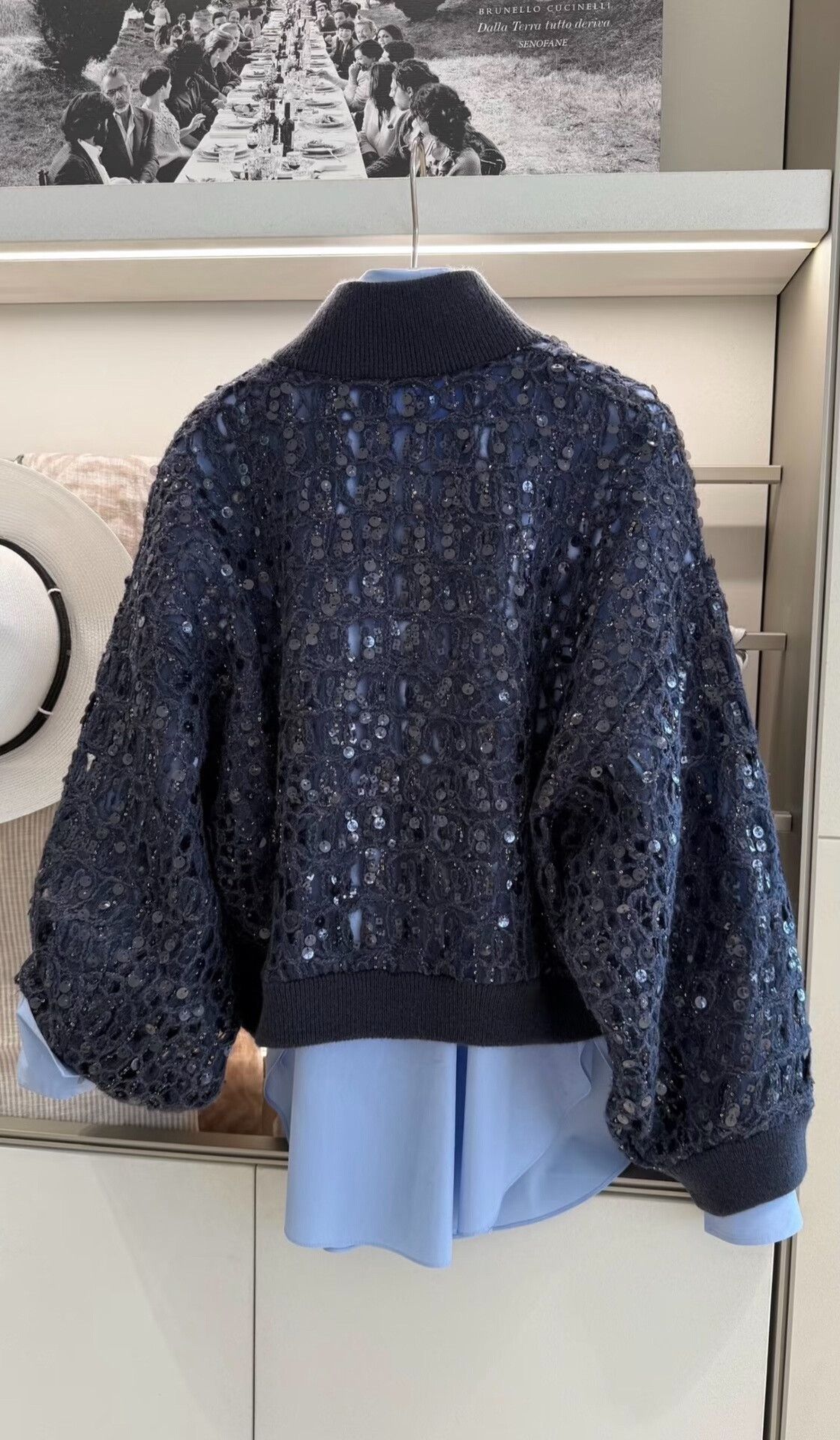 Brunello Cucinelli Brunello Cucinelli Sparkly Cardigan for Women Size M / US 6-8 / IT 42-44 - 8 Thumbnail