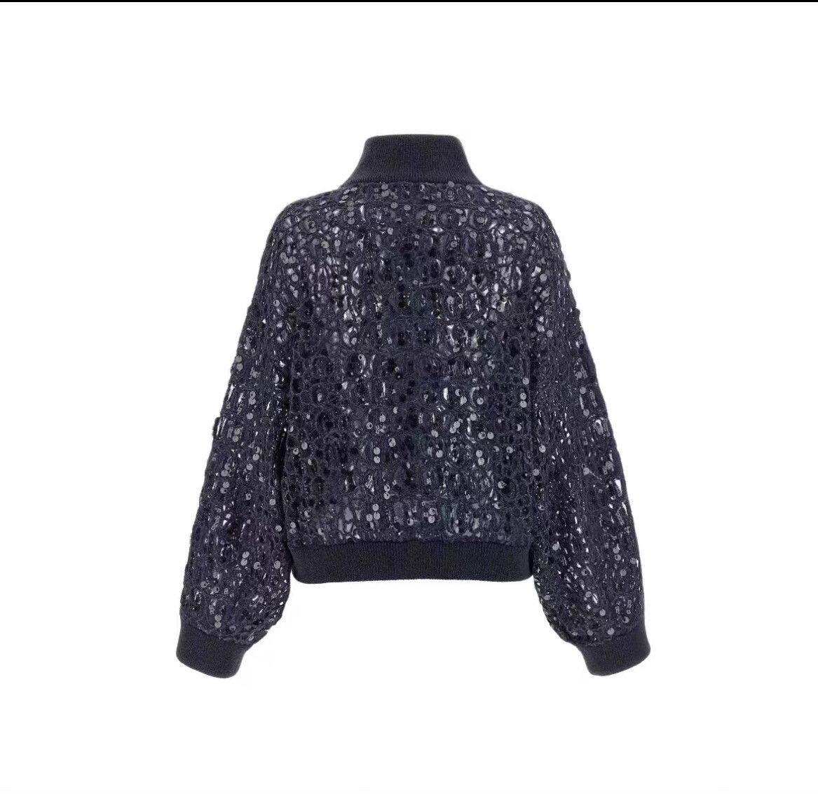 Brunello Cucinelli Brunello Cucinelli Sparkly Cardigan for Women Size M / US 6-8 / IT 42-44 - 2 Thumbnail