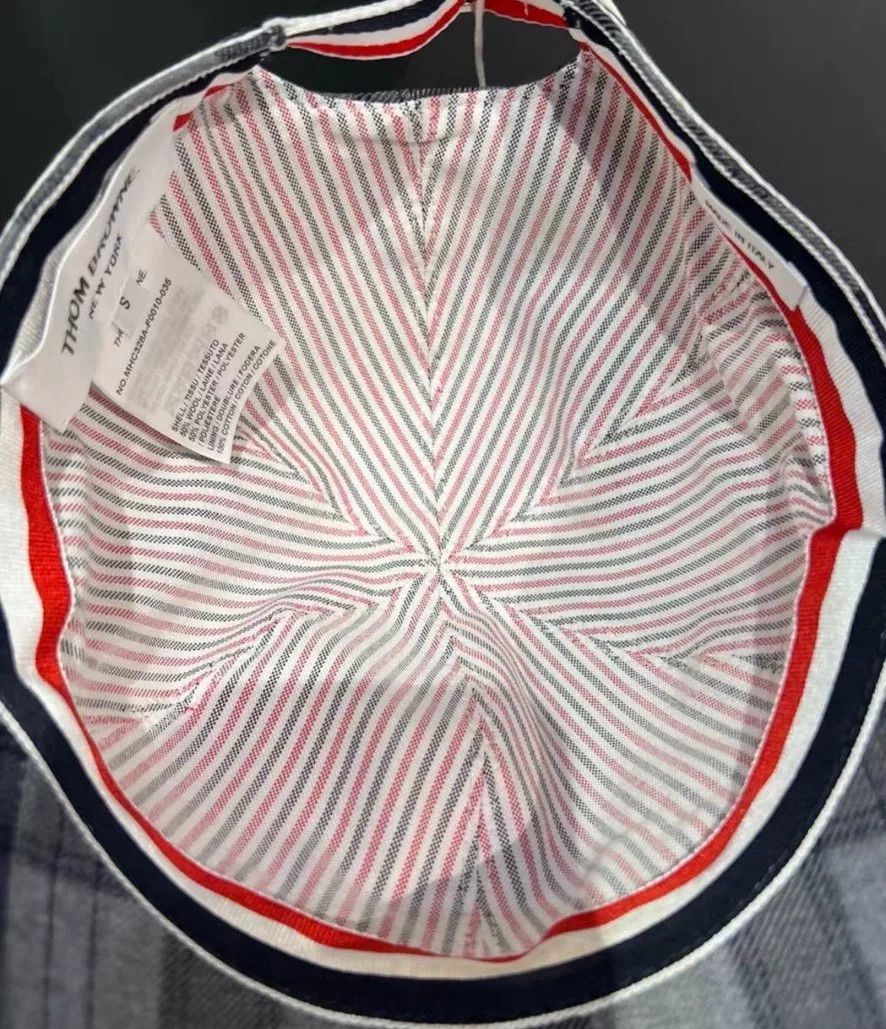 Thom Browne Thom Browne Plaid Baseball Cap Size ONE SIZE - 8 Thumbnail