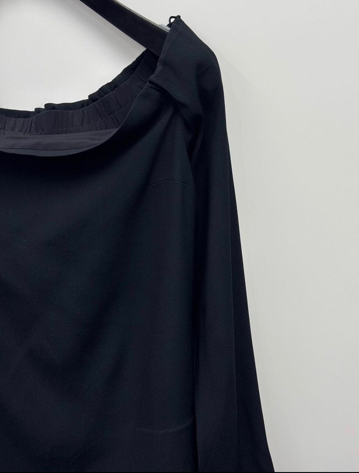 Haider Ackermann Off-Shoulder Black Top by Haider Ackermann Size S / US 4 / IT 40 - 4 Thumbnail