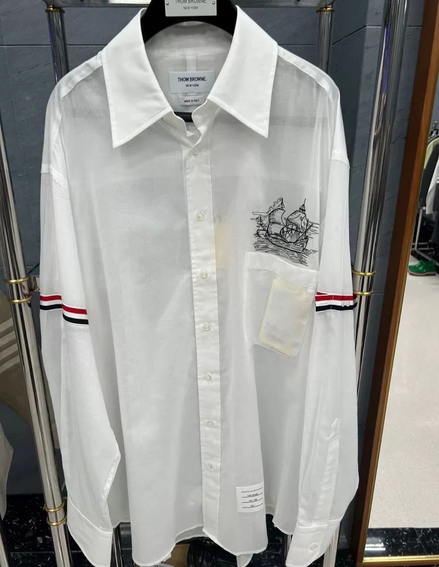 Thom Browne Thom Browne Men's Oversized Shirt Size US M / EU 48-50 / 2 - 2 Thumbnail