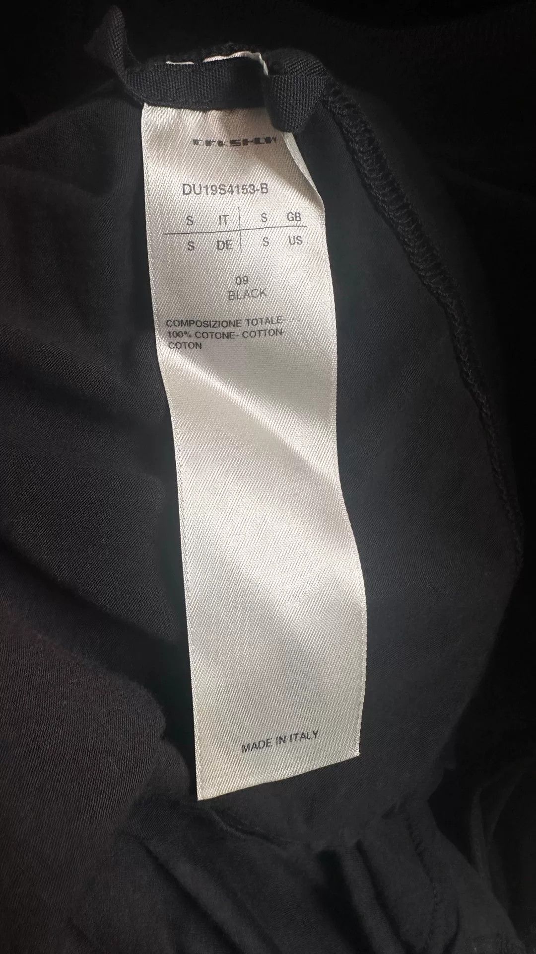 Rick Owens Drkshdw Rick Owens DRKSHDW Dress in Black Size XS / US 0-2 / IT 36-38 - 8 Thumbnail