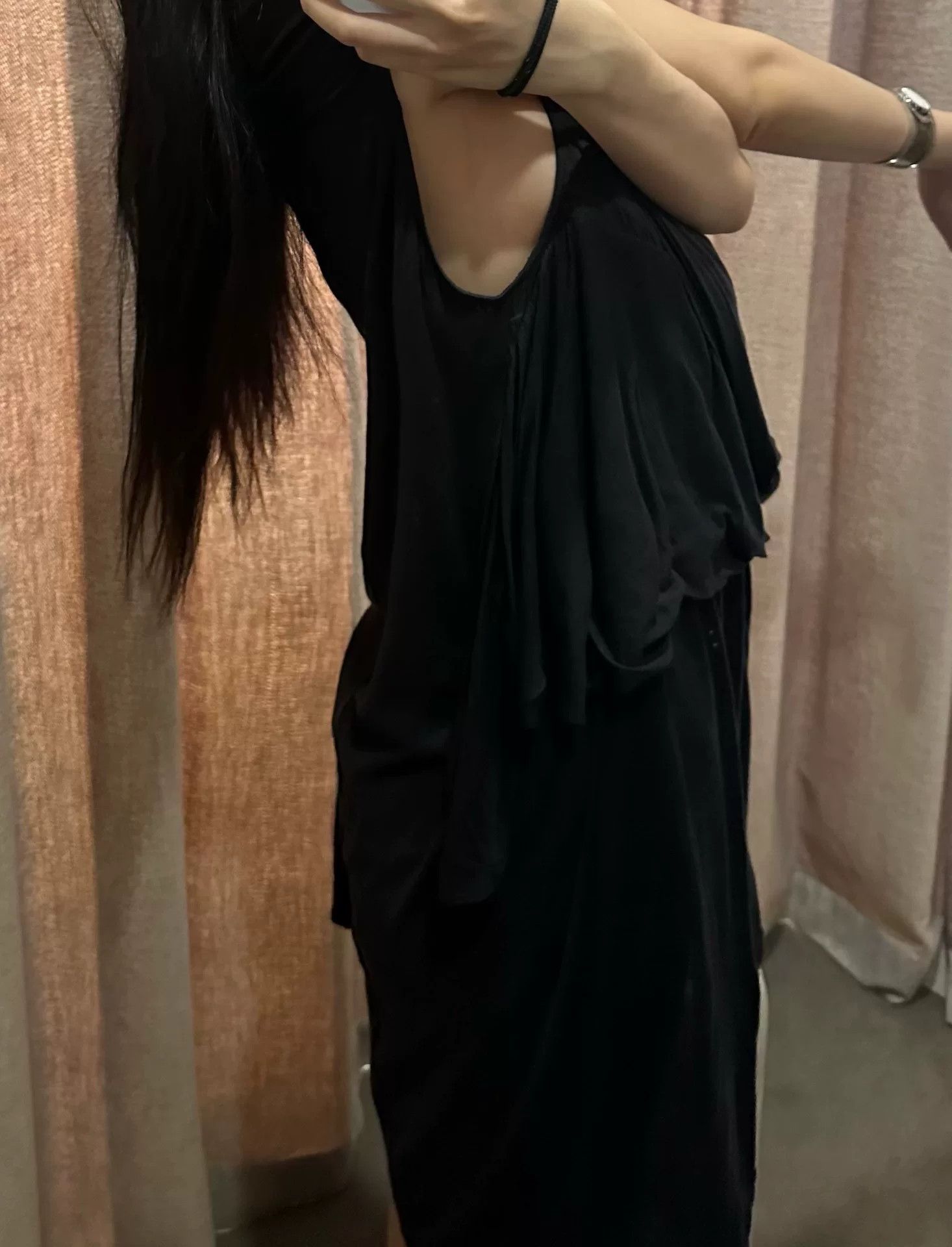 Rick Owens Drkshdw Rick Owens DRKSHDW Dress in Black Size XS / US 0-2 / IT 36-38 - 6 Thumbnail