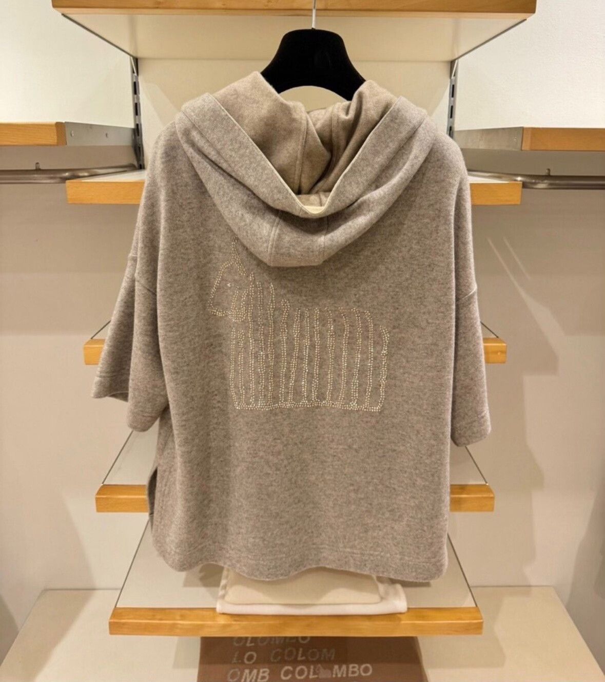Colombo COLOMBO Women's Cashmere Hoodie Sweater Size M / US 6-8 / IT 42-44 - 2 Thumbnail