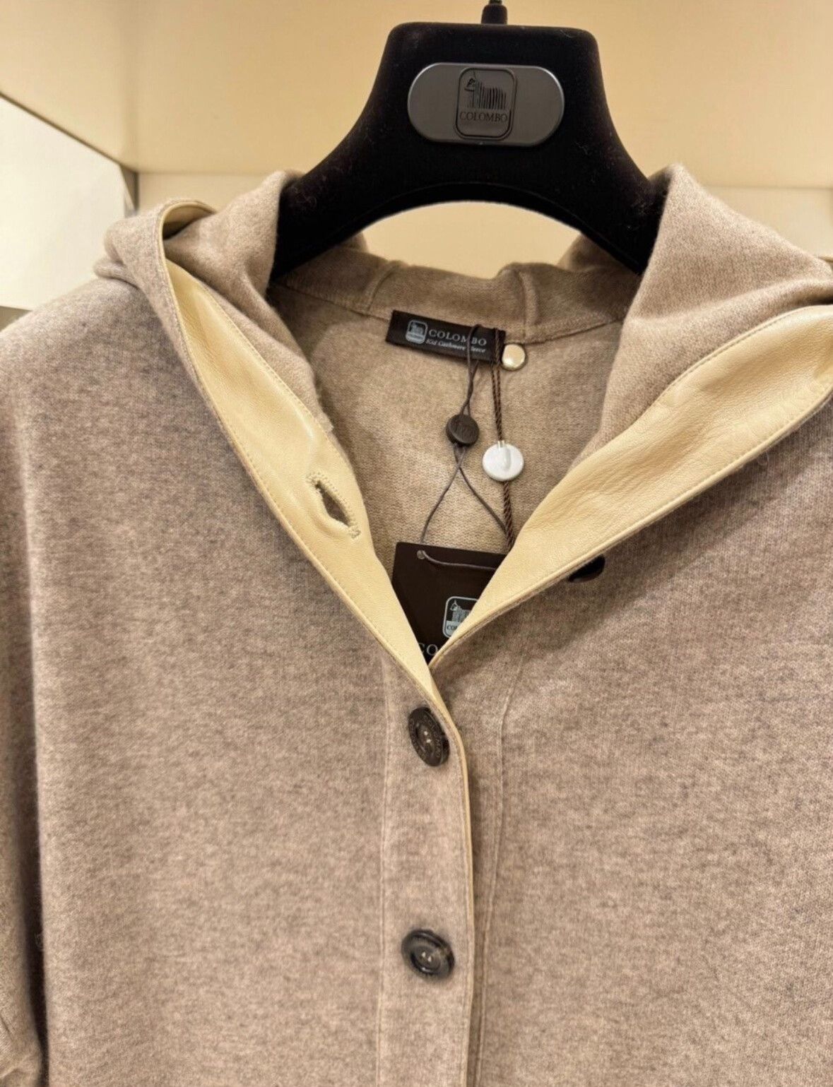 Colombo COLOMBO Women's Cashmere Hoodie Sweater Size M / US 6-8 / IT 42-44 - 4 Thumbnail
