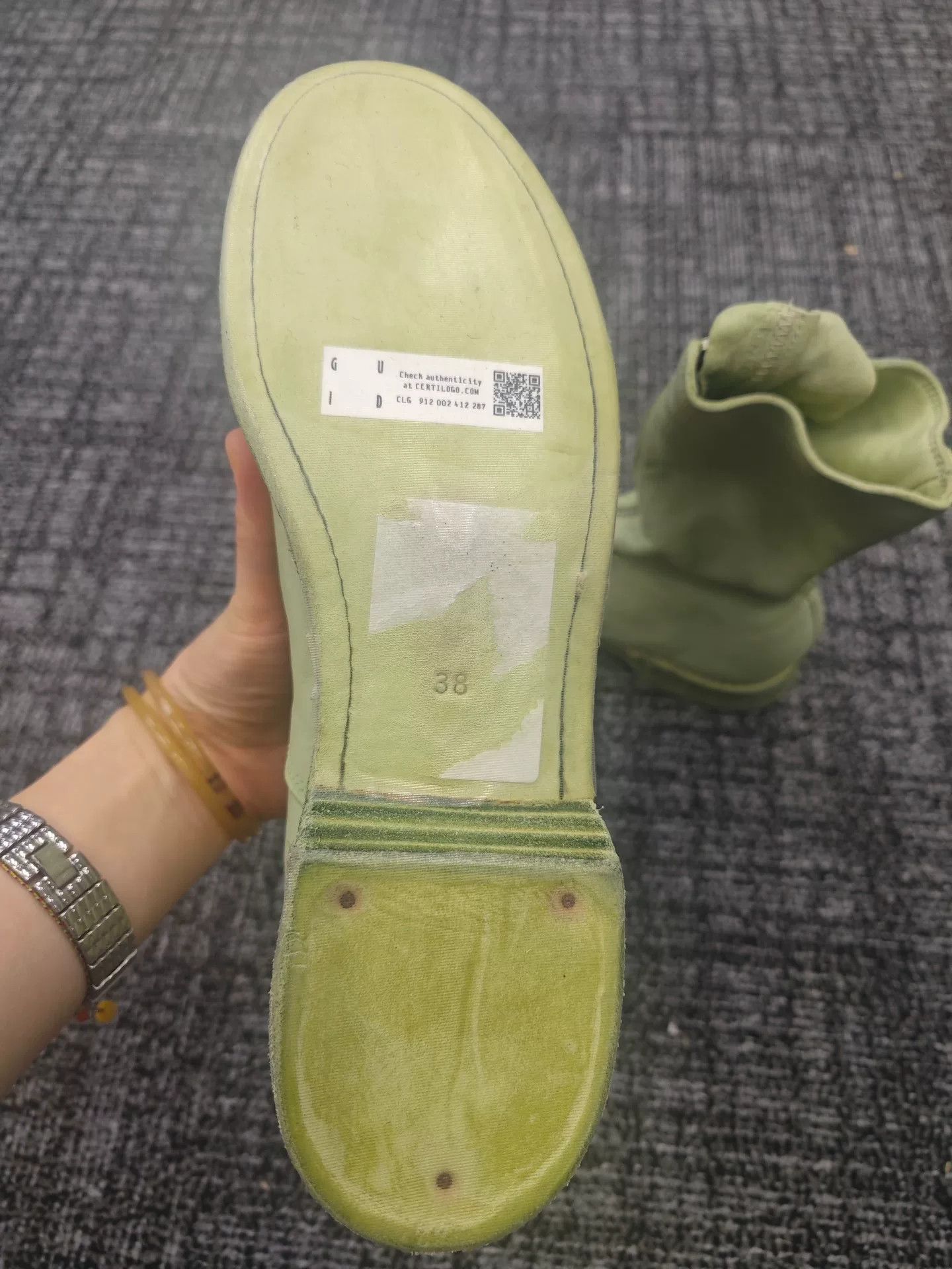Guidi Mint Green Women's Boots by GUIDI Size US 7 / IT 37 - 3 Thumbnail