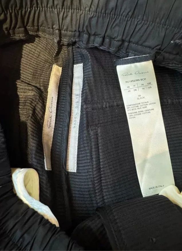 Rick Owens Rick Owens Black Cropped Trousers Size US 30 / EU 46 - 3 Thumbnail