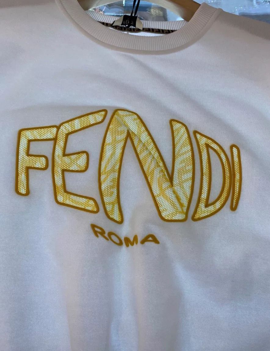 Fendi Fendi Women's Short Sweatshirt with Detachable Sleeves Size XS / US 0-2 / IT 36-38 - 7 Thumbnail