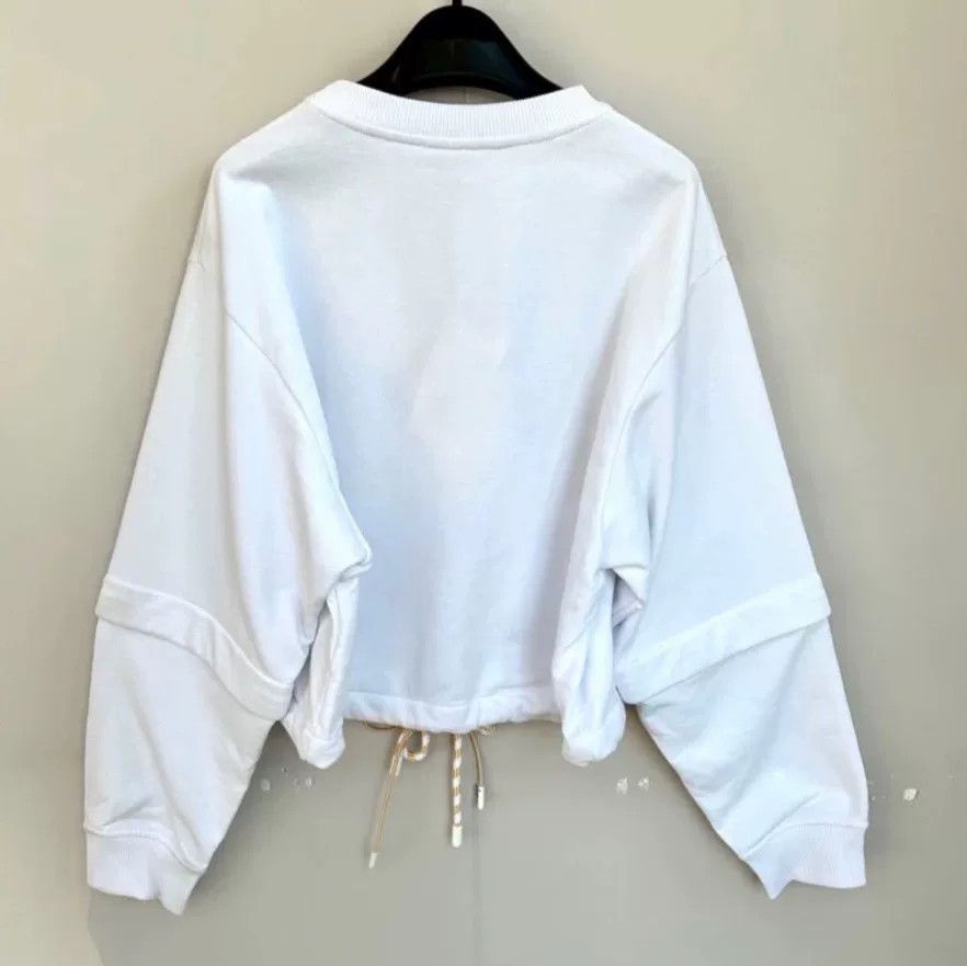 Fendi Fendi Women's Short Sweatshirt with Detachable Sleeves Size XS / US 0-2 / IT 36-38 - 2 Thumbnail