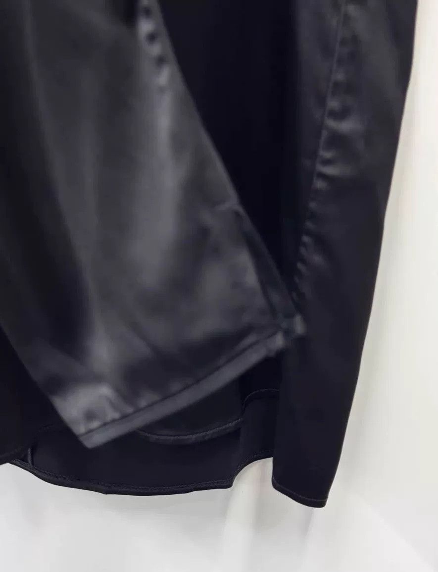 forte_forte Black V-Neck Long Sleeve Shirt for Women Size XS / US 0-2 / IT 36-38 - 5 Thumbnail
