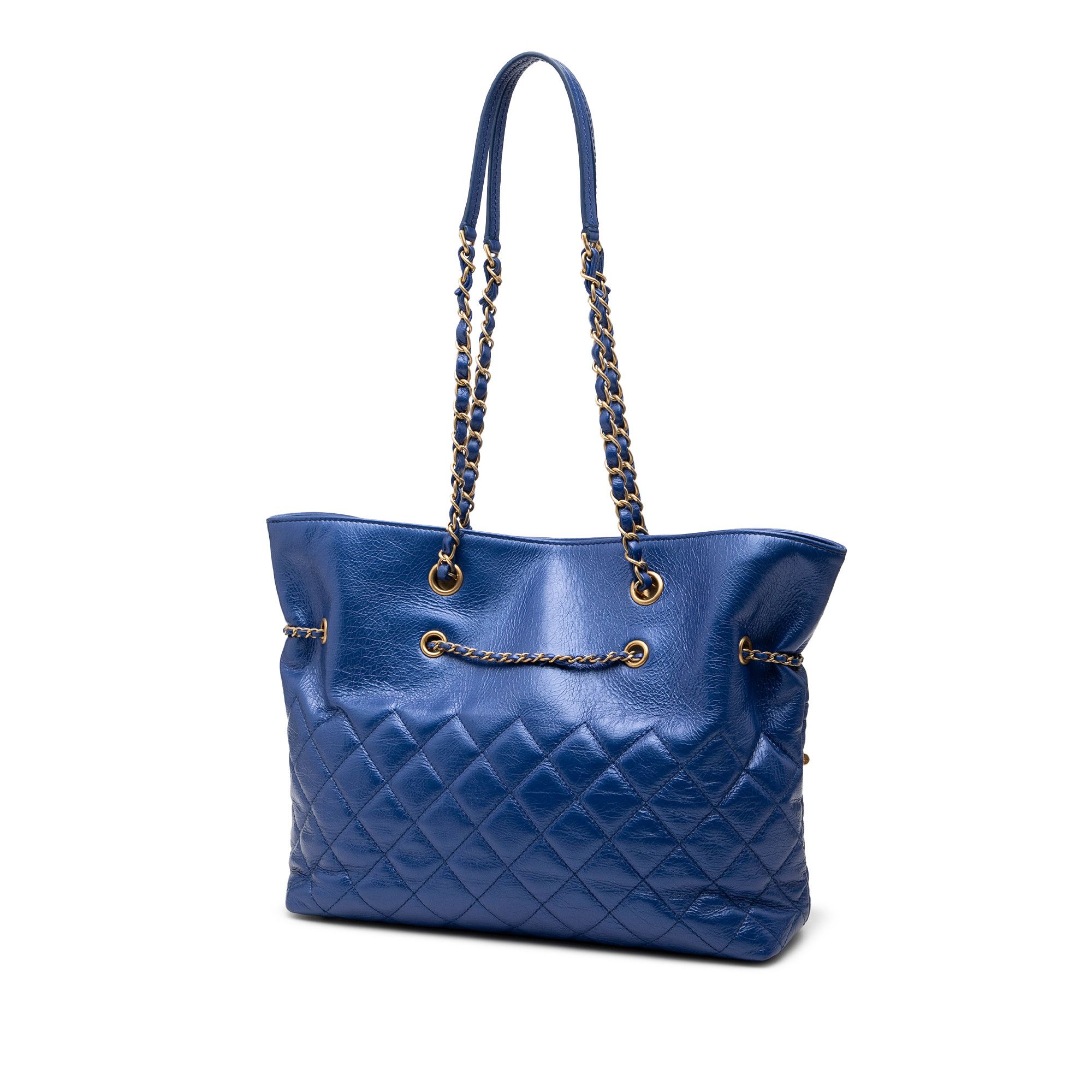 Chanel Chanel CC Calfskin Front Zip Drawstring Chain Tote Size ONE SIZE - 2 Thumbnail