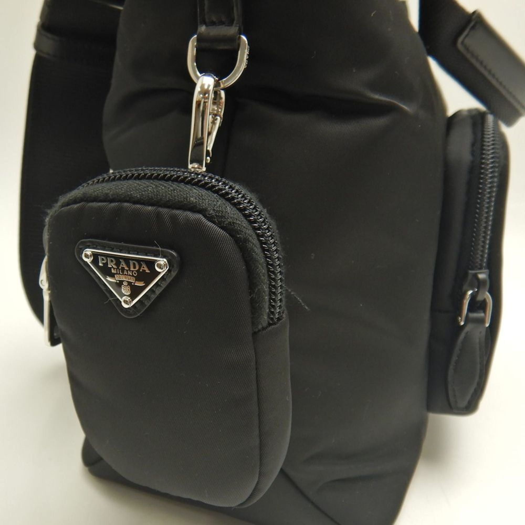Prada PRADA 1BG354 Padded Nylon Tote Bag, Women's, 253555 Size ONE SIZE - 7 Thumbnail