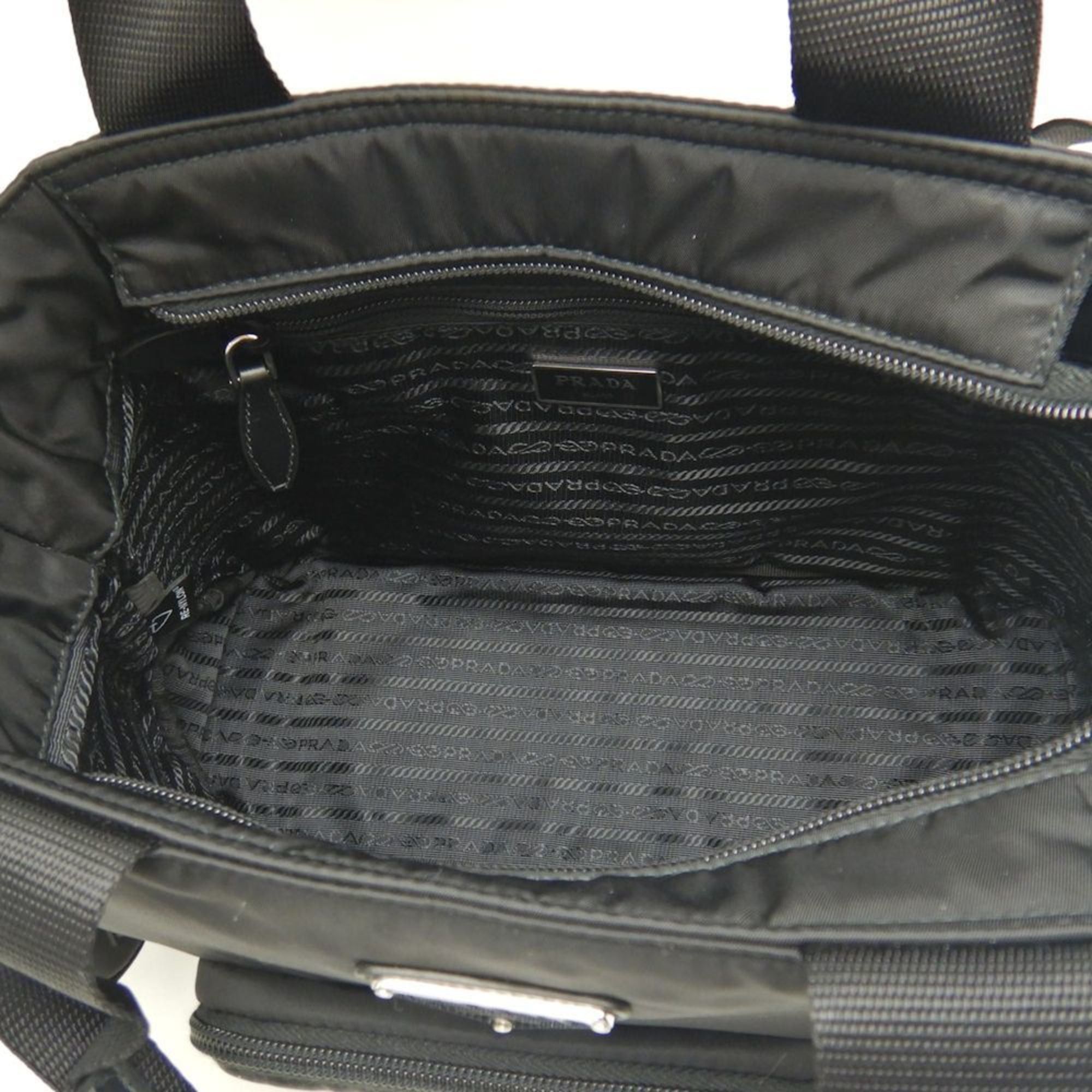 Prada PRADA 1BG354 Padded Nylon Tote Bag, Women's, 253555 Size ONE SIZE - 9 Thumbnail