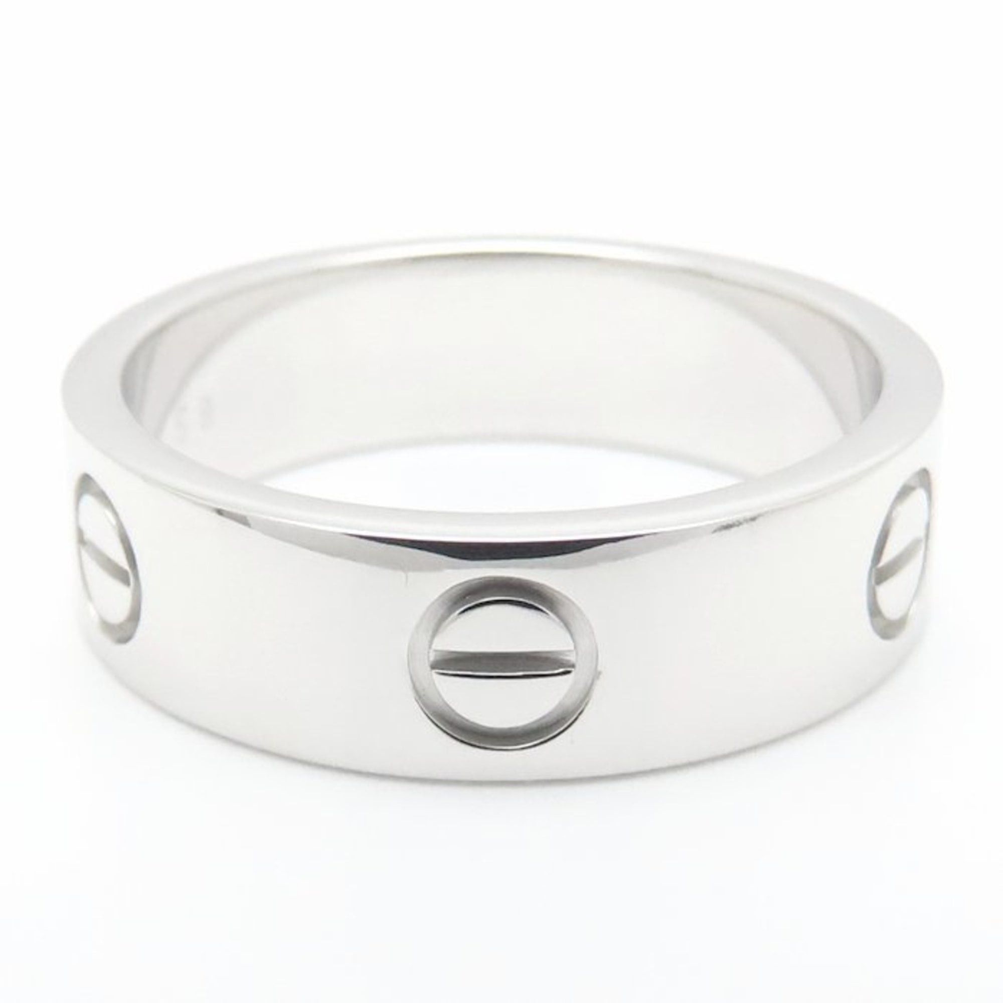 Cartier CARTIER Love Ring #59, 18K White Gold, Men's, B4084700 294969 Size ONE SIZE - 4 Thumbnail