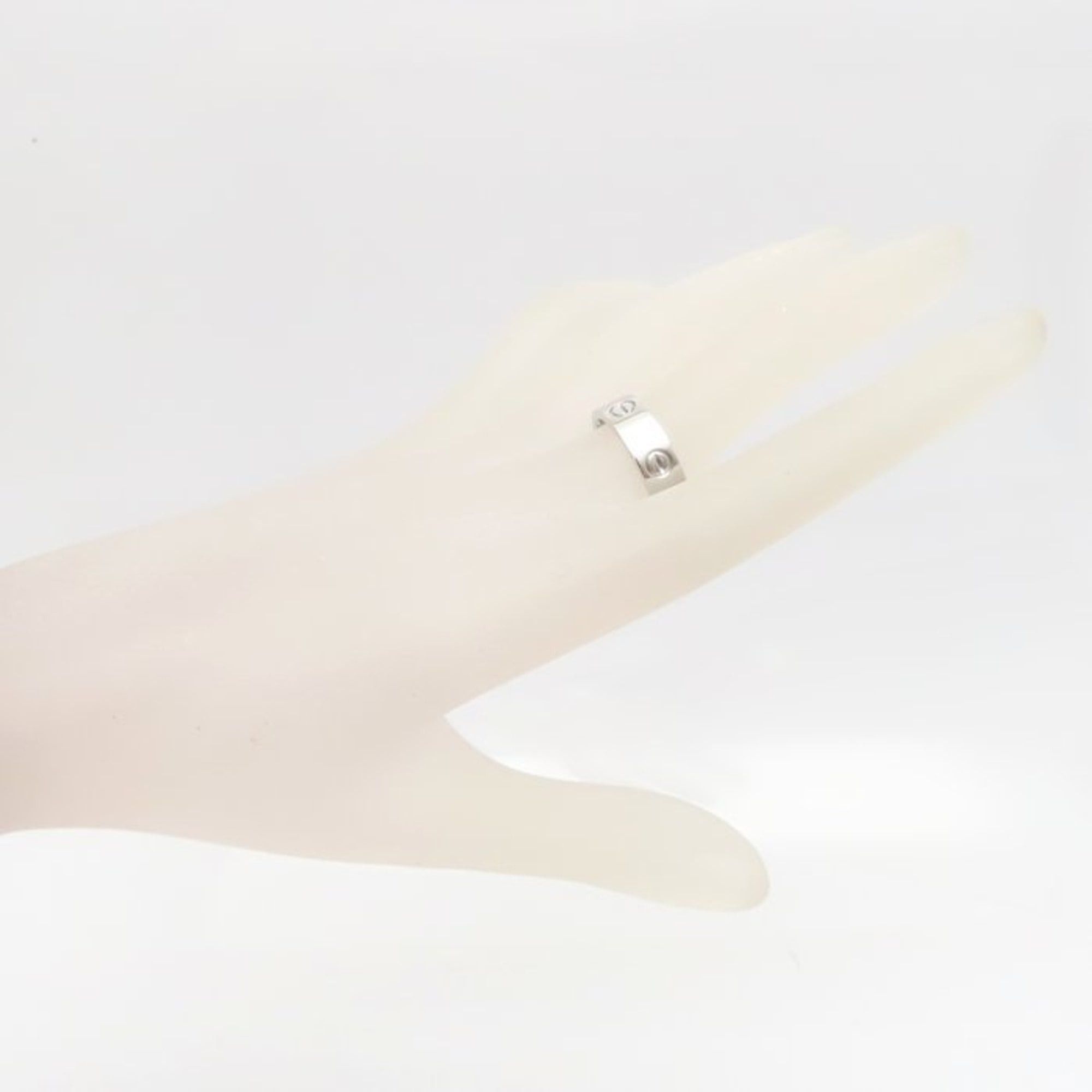 Cartier CARTIER Love Ring #59, 18K White Gold, Men's, B4084700 294969 Size ONE SIZE - 3 Thumbnail