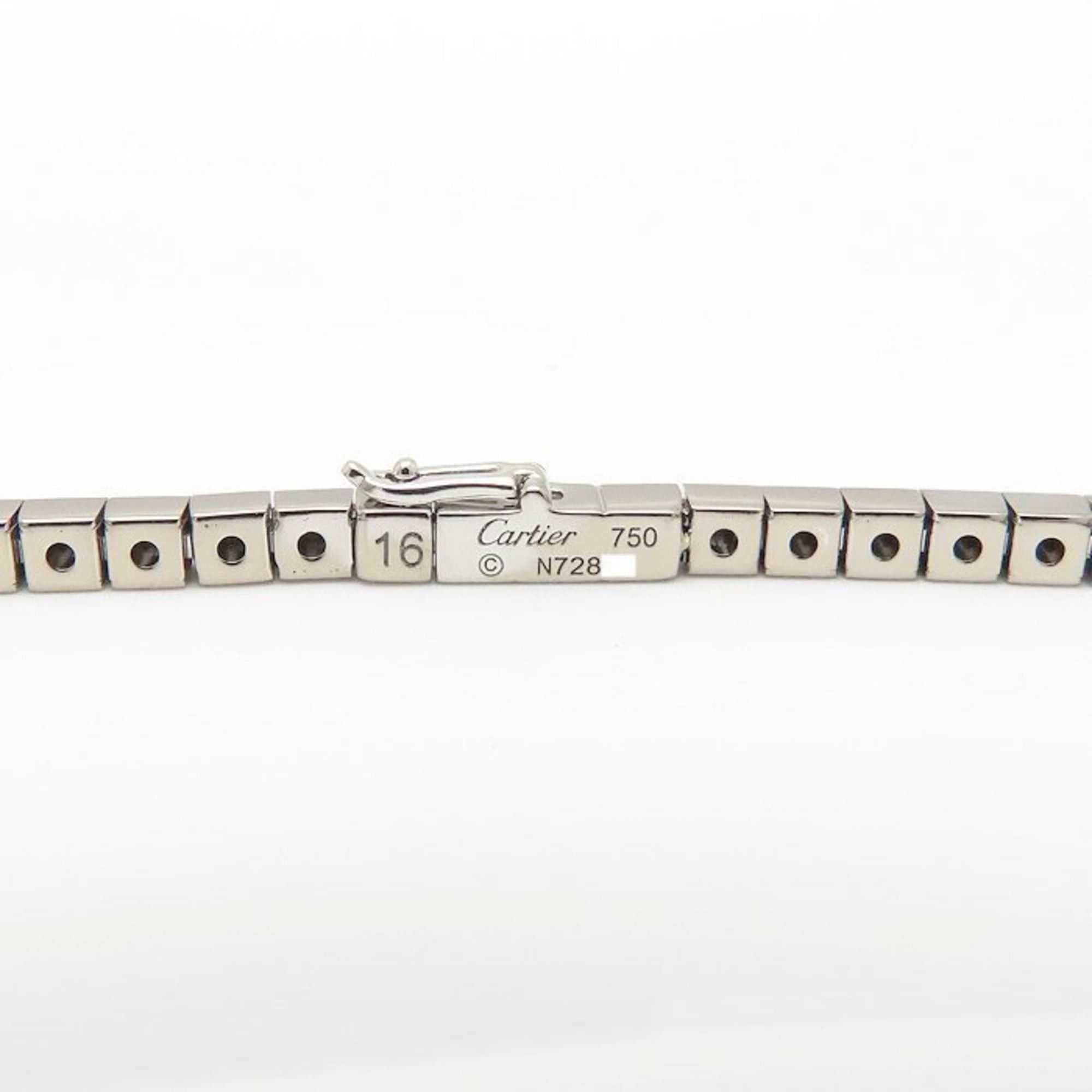 Cartier Cartier Lanier Bracelet #16 K18WG Women's 294986 Size ONE SIZE - 4 Thumbnail