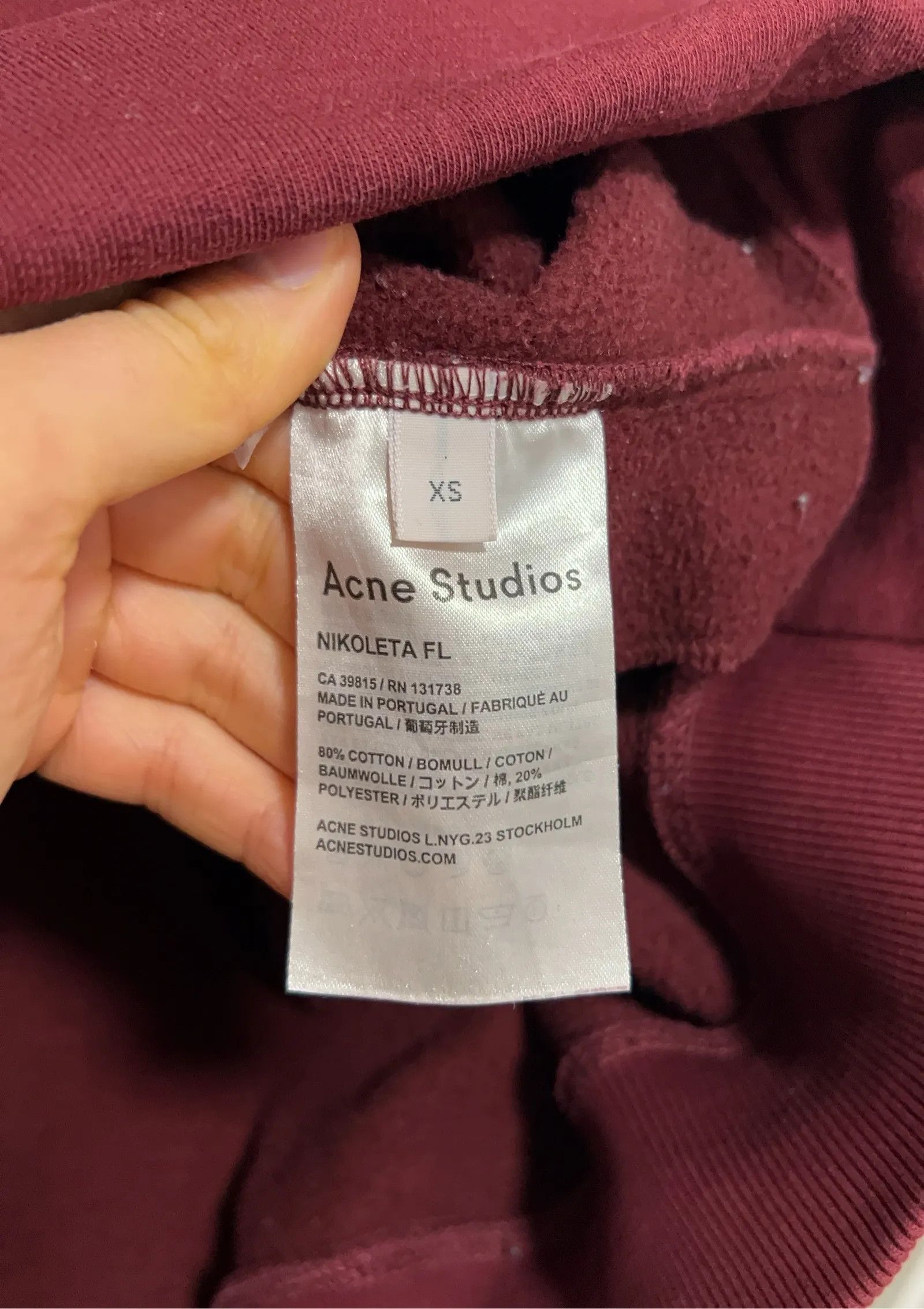 Acne Studios Acne Studios Nikoleta FL Sweatshirt Size XS / US 0-2 / IT 36-38 - 3 Thumbnail