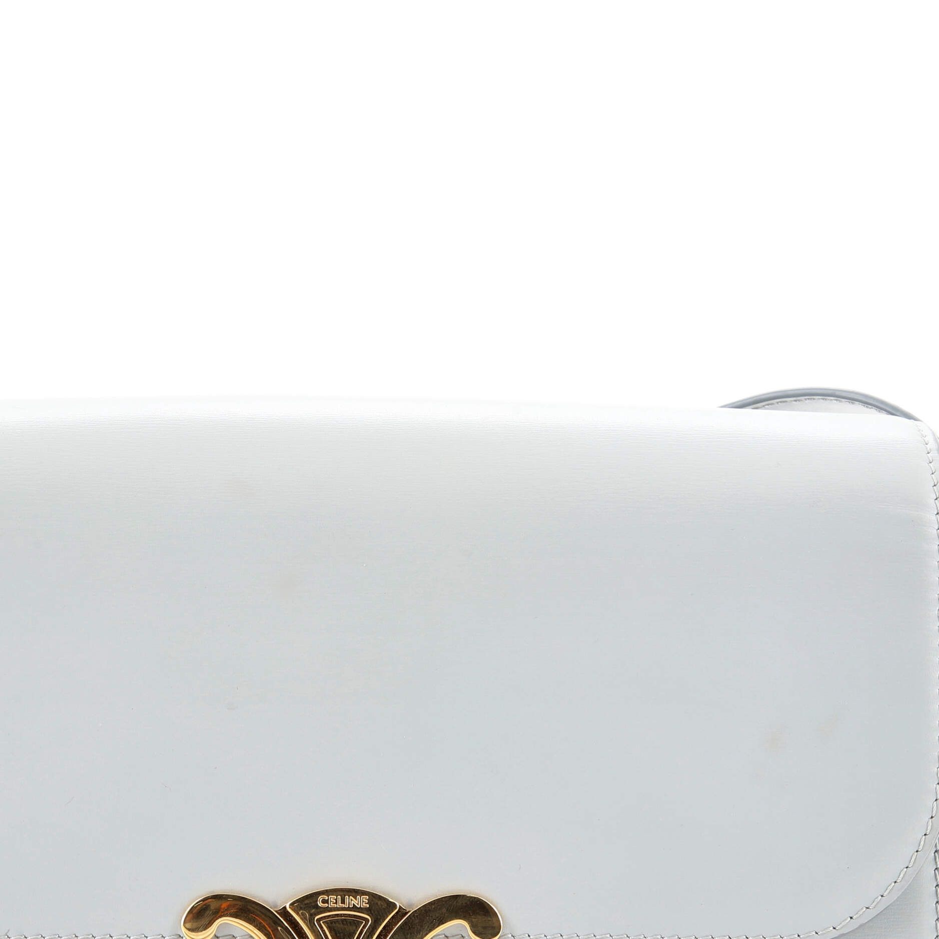 Celine Triomphe Shoulder Bag Smooth Calfskin Medium Size ONE SIZE - 5 Thumbnail