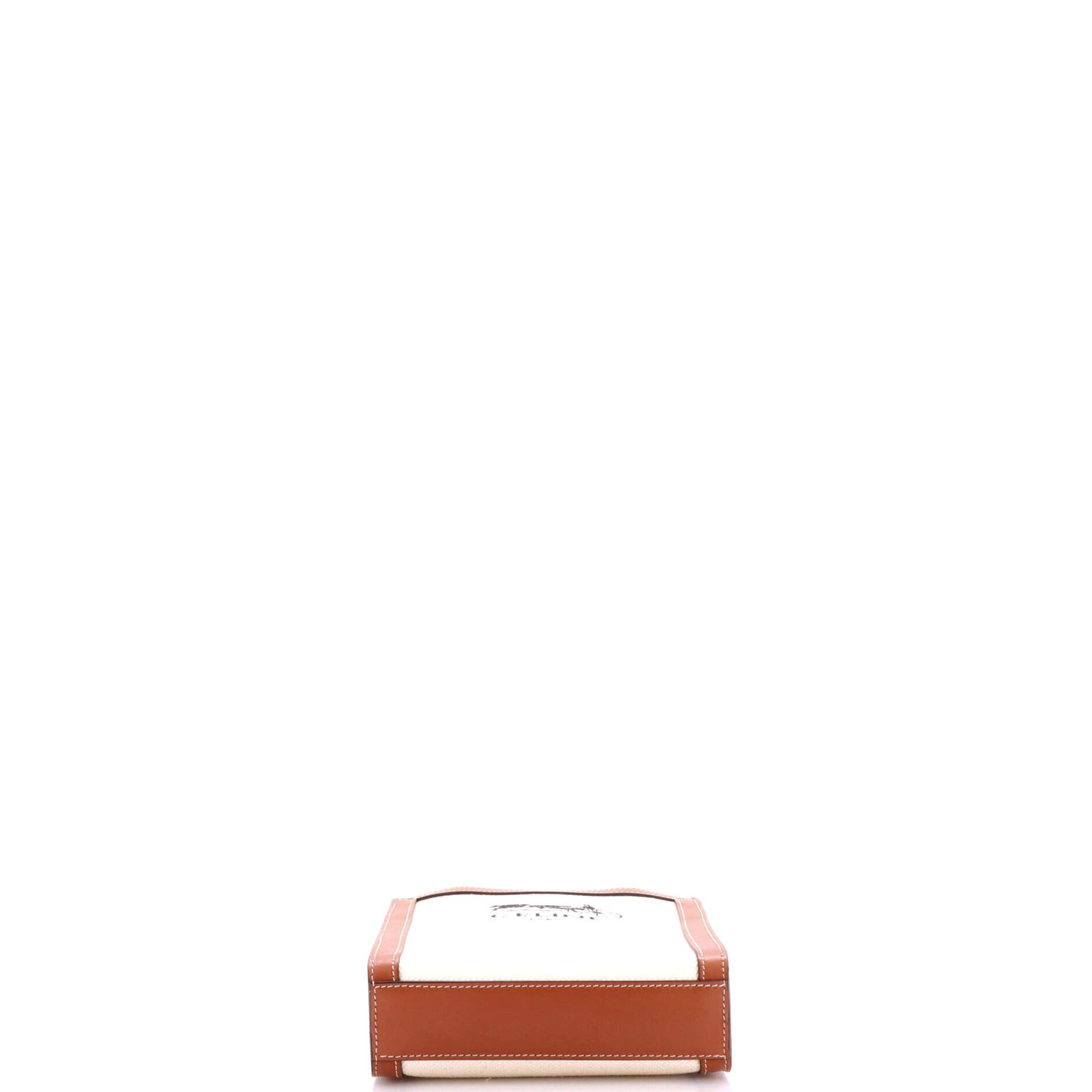 Celine Sulky Vertical Cabas Tote Canvas with Leather Mini Size ONE SIZE - 3 Thumbnail
