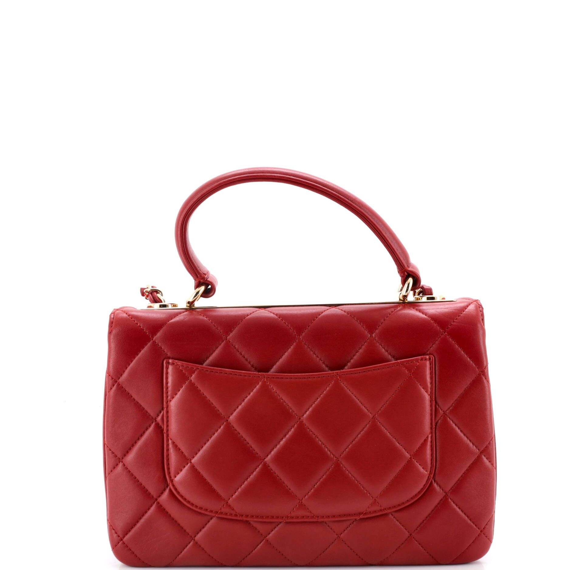 Chanel Trendy CC Top Handle Bag Quilted Lambskin Small Size ONE SIZE - 2 Thumbnail