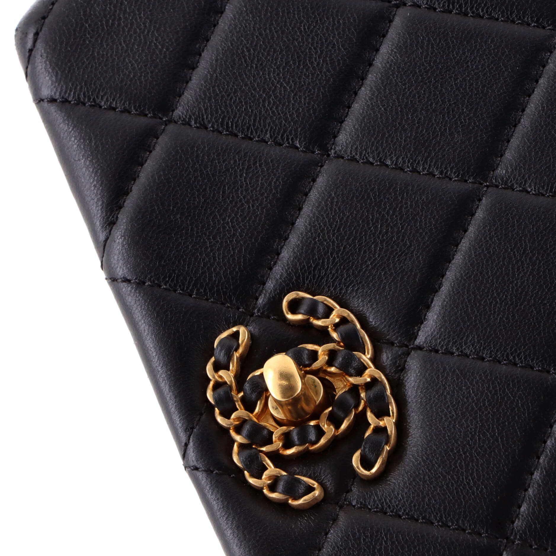 Chanel Chain Infinity Flap Bag Quilted Lambskin Mini Size ONE SIZE - 6 Thumbnail