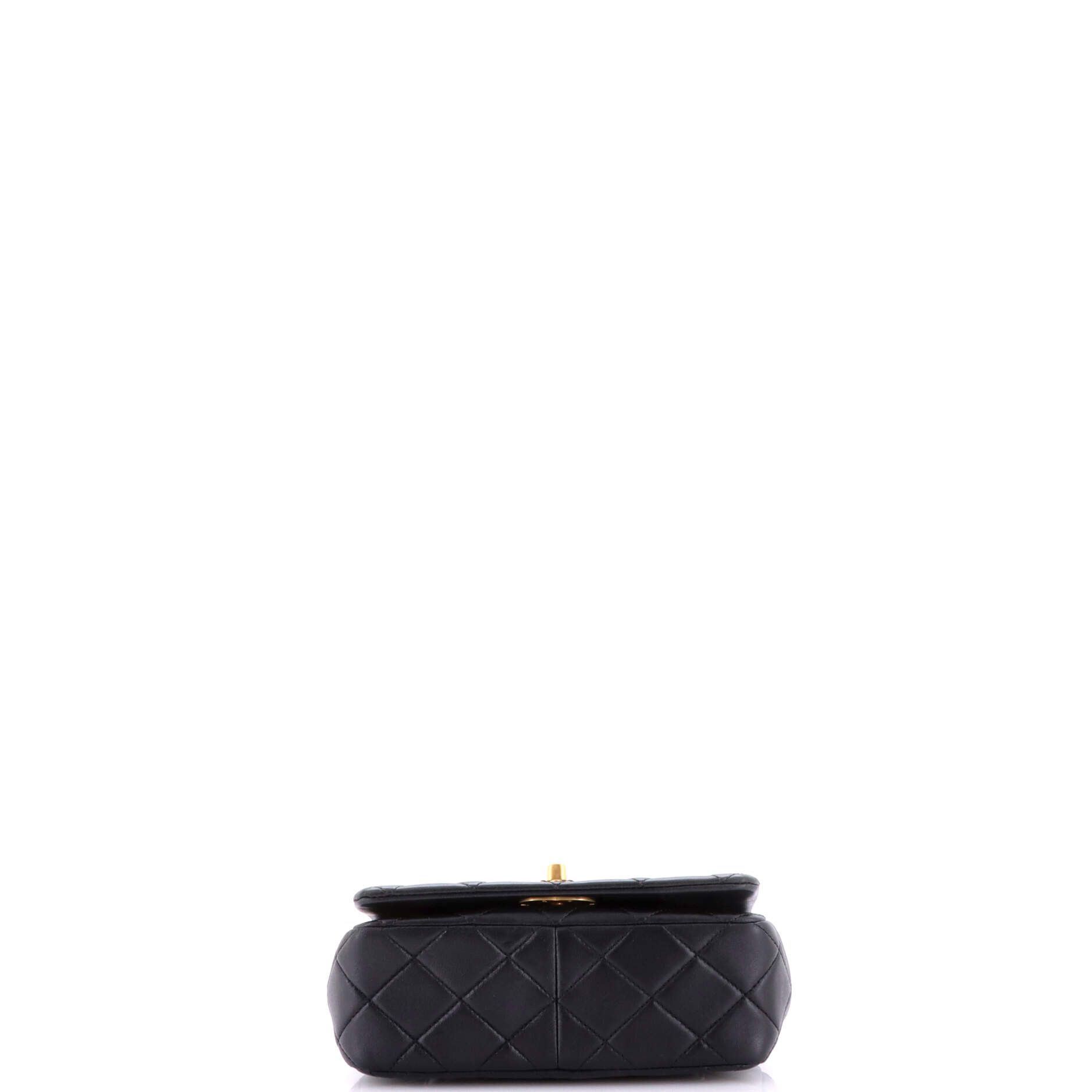 Chanel Chain Infinity Flap Bag Quilted Lambskin Mini Size ONE SIZE - 3 Thumbnail
