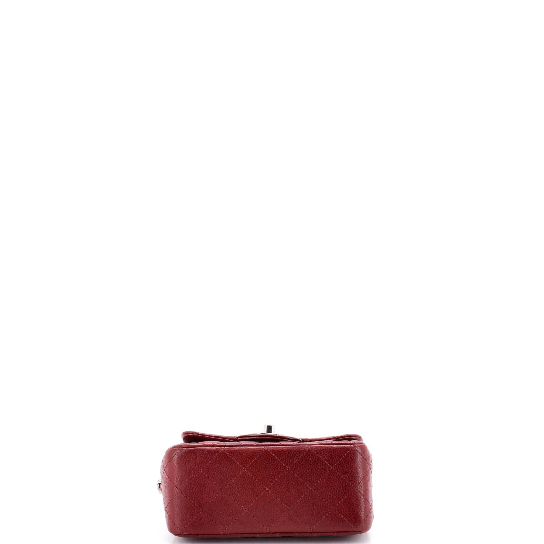 Chanel Vintage Square Classic Single Flap Bag Quilted Caviar Mini Size ONE SIZE - 3 Thumbnail